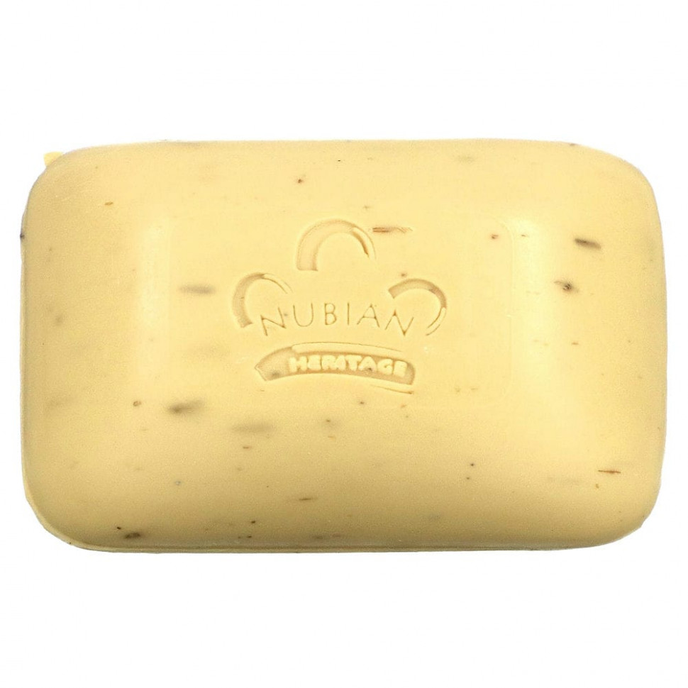 Nubian Heritage, Кусковое мыло с лавандой и полевыми цветами, 142 г