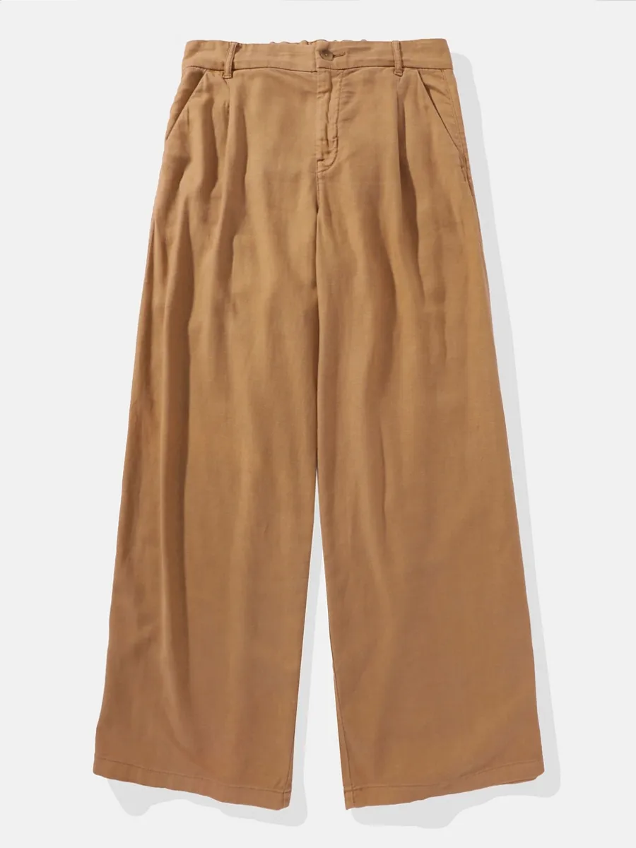 AMERICAN EAGLE WOMEN 5161 HR TROUSER 238 TOASTED ALMOND