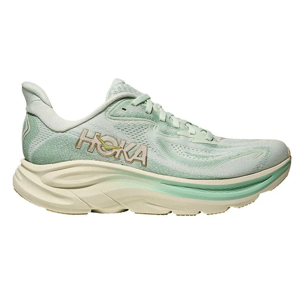 HOKA Women Running Shoes Clifton 10 Wide Green - HO229SH165ELTH