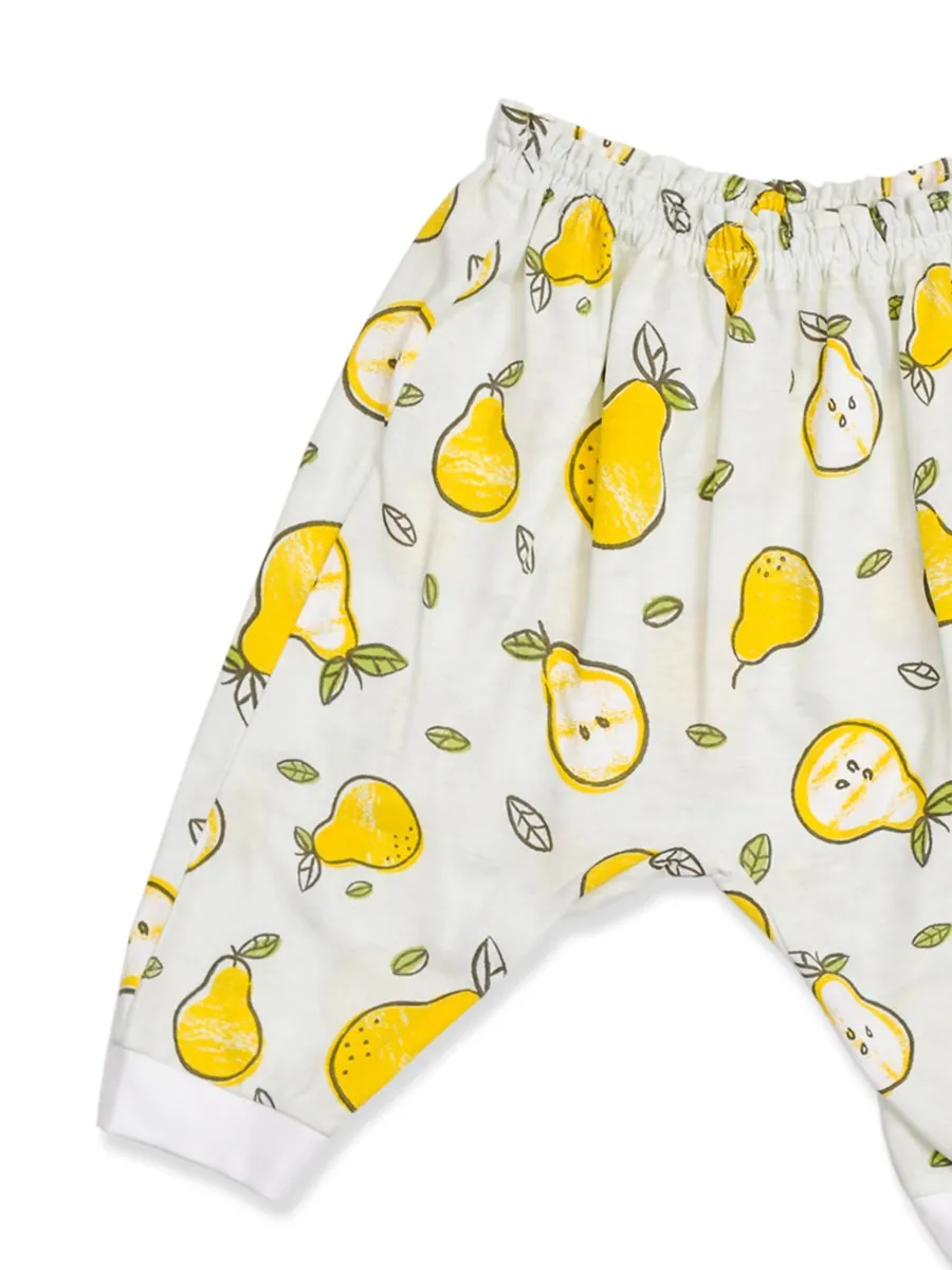 AUKA White,Children s Long Pants,Girl, Enjoy Fresh. 90