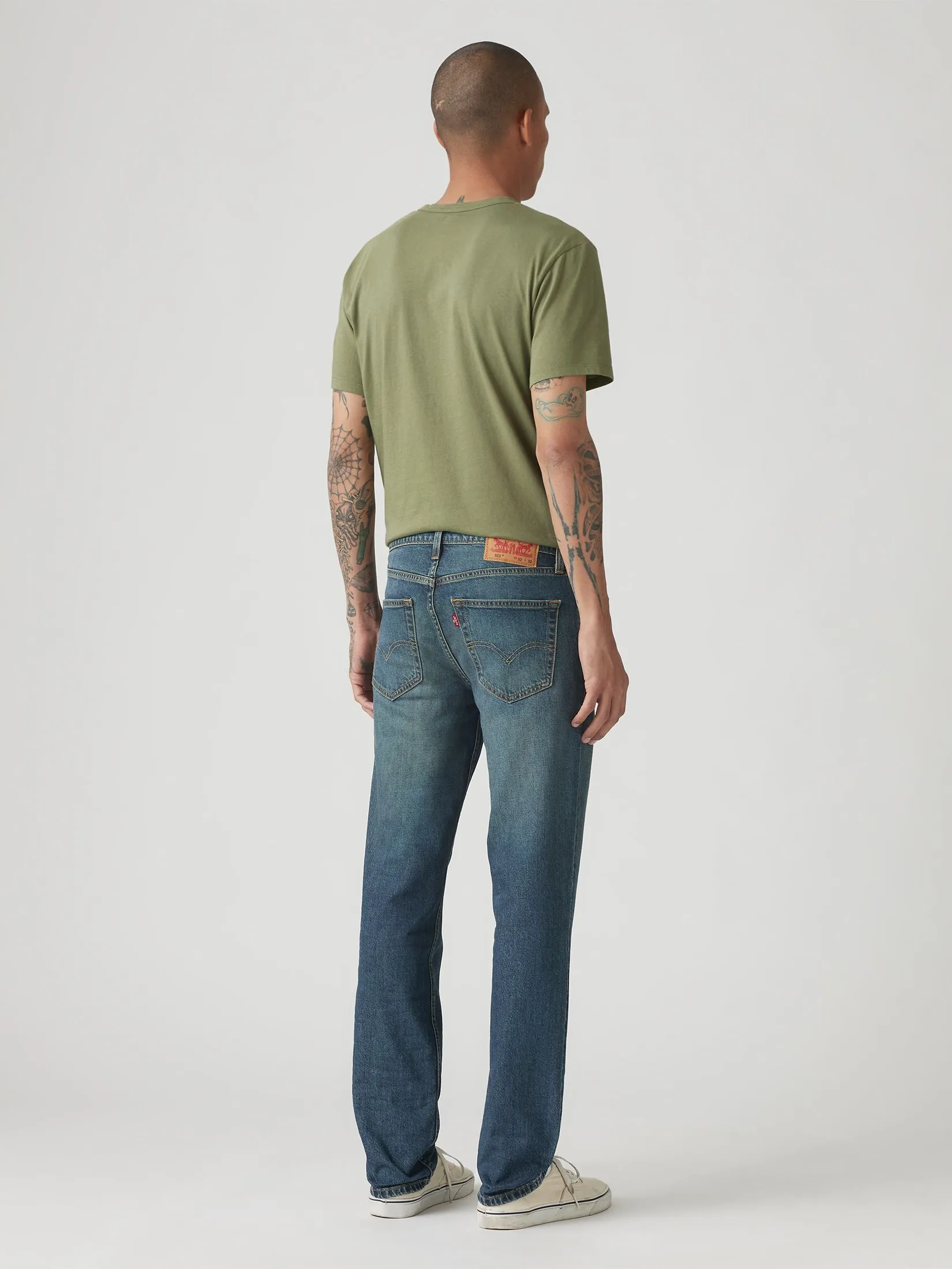 LEVI'S Men's 511 Slim Jeans Dark Blue