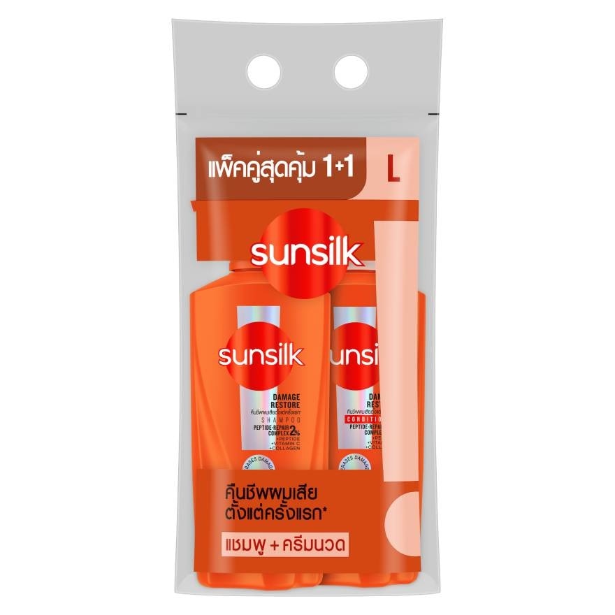 Sunsilk Damage Restore Activ-Infusion Shampoo 325 Ml.+Conditioner 300 Ml.