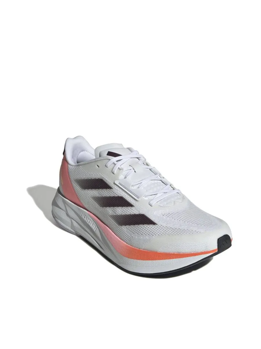 ADIDAS Men Running Shoes Duramo Speed Cloud White / Aurora Met. / Solar Red