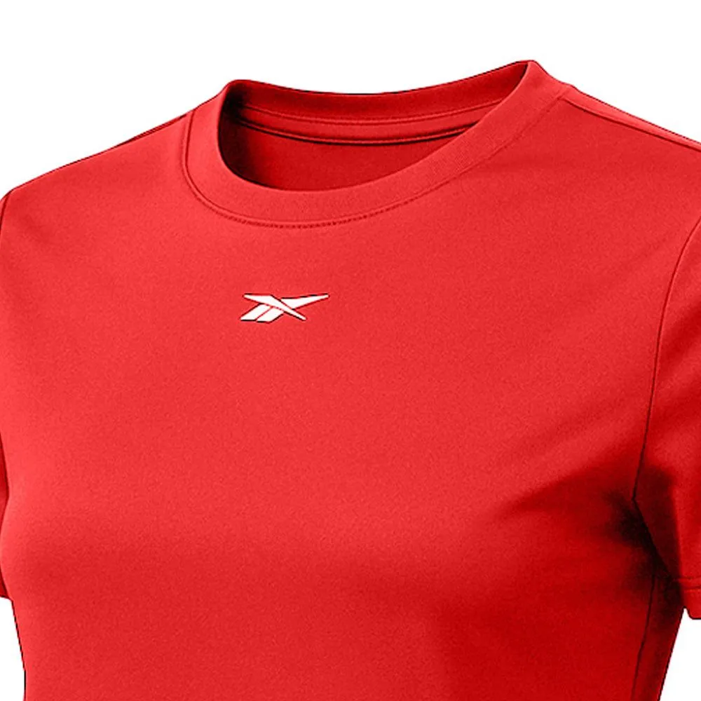 REEBOK Women Training T-Shirt Core Cropped Red - RE099AP558EKTH