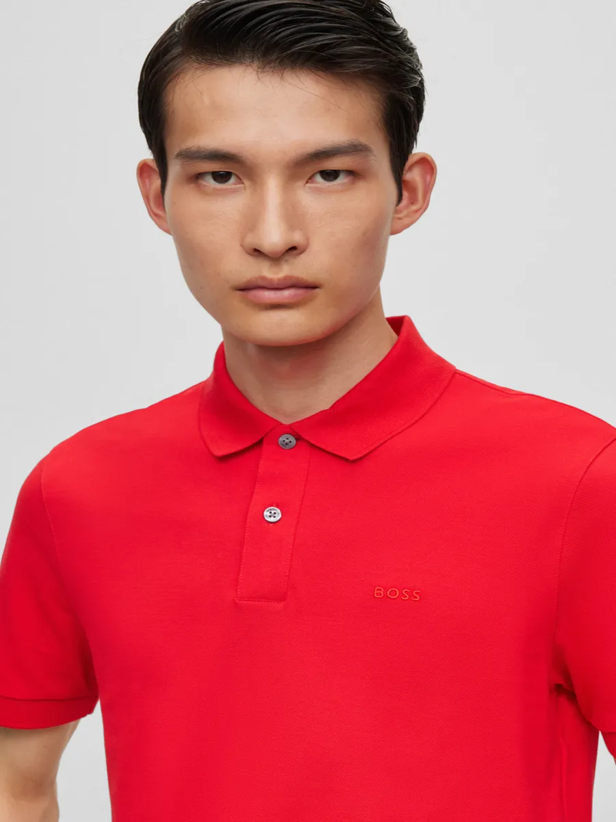 BOSS Men s Polos Regular Fit Medium Red