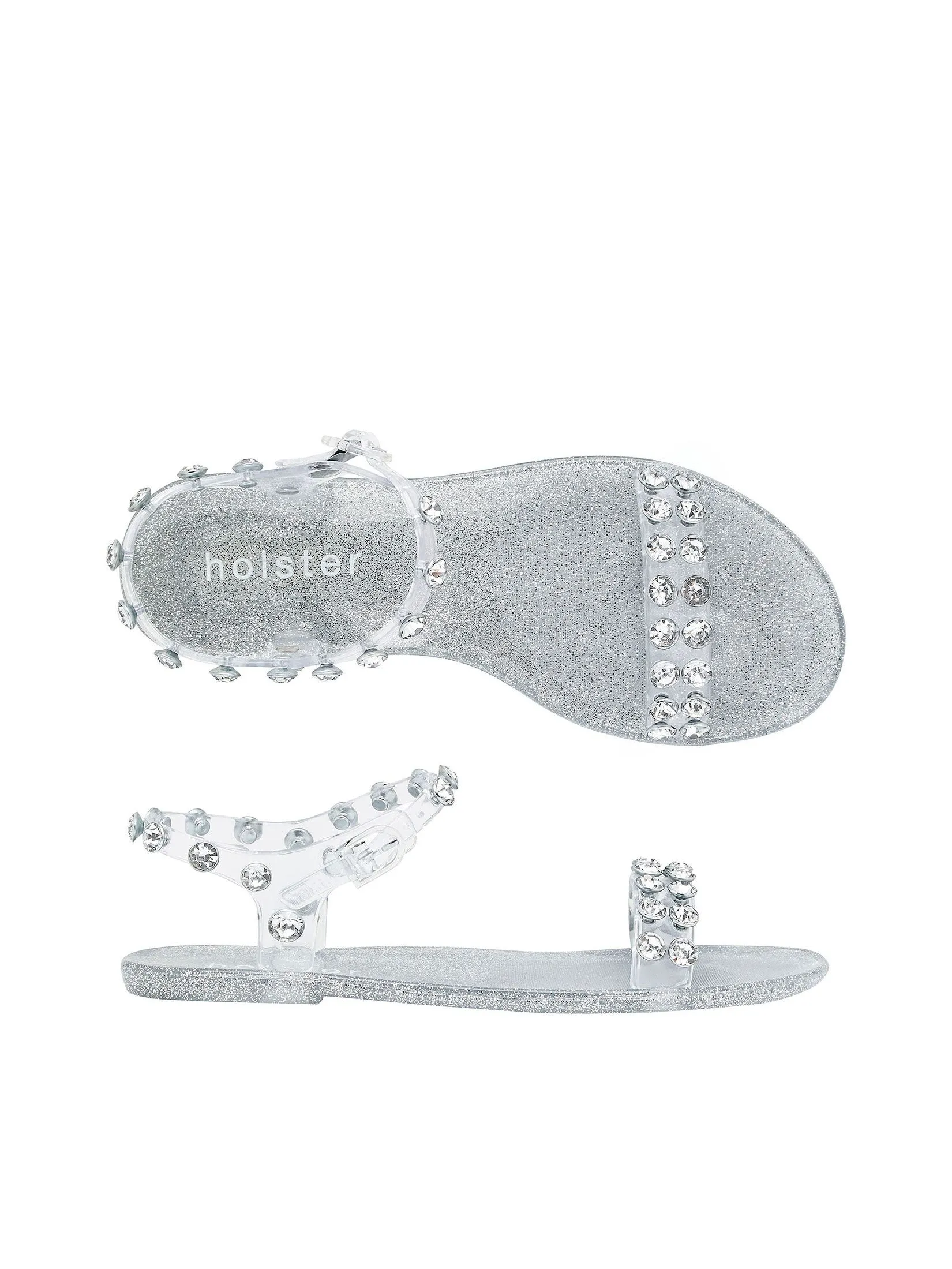 HOLSTER Women Sandals Sunlight Glitter Clear