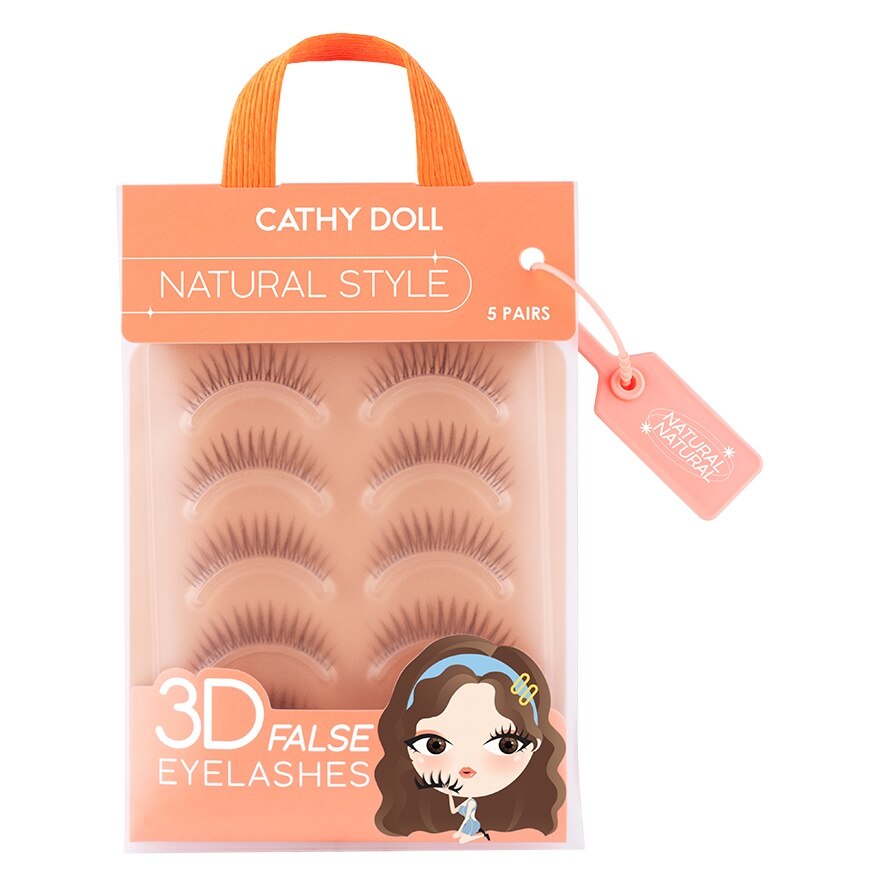 Cathy Doll False Eyelashes 5Pairs Natural