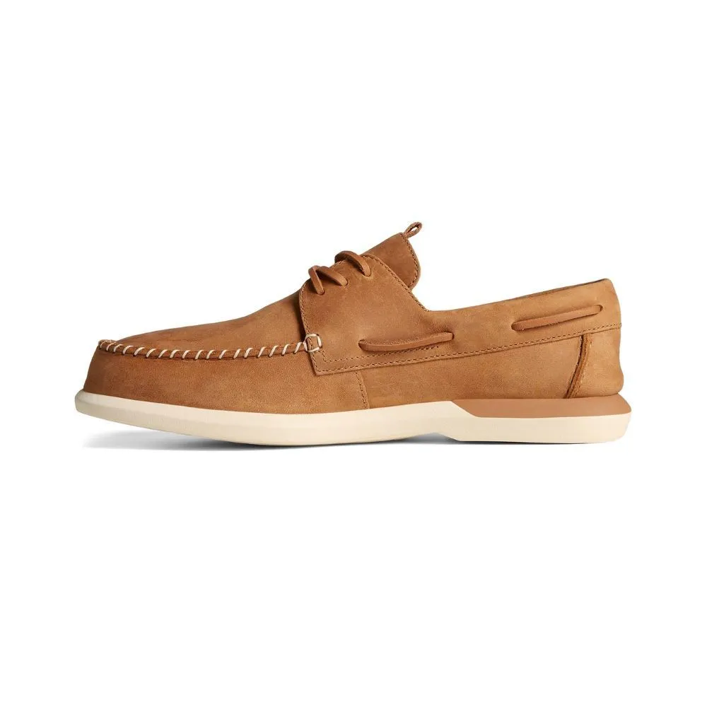 SPERRY MEN TAN A/O PLUSHWAVE 2.0 LEATHER