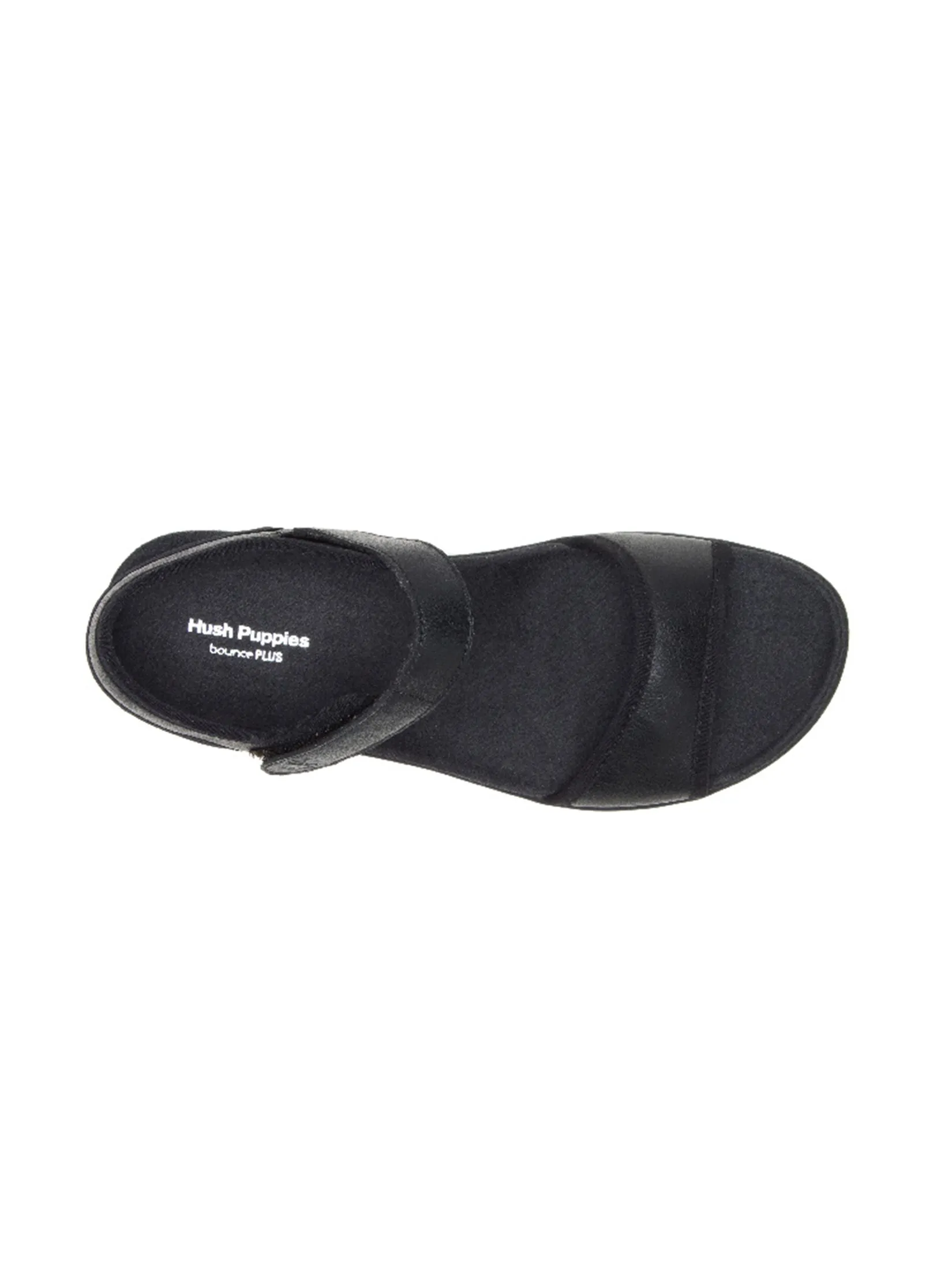 HUSH PUPPIES Women's Shoes Sandals Slingback  - BLACK