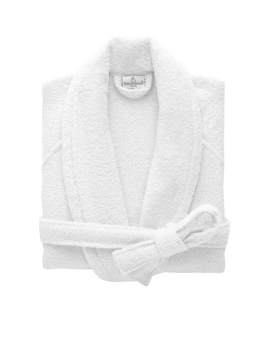 YVES DELORME Bath Robe Blanc