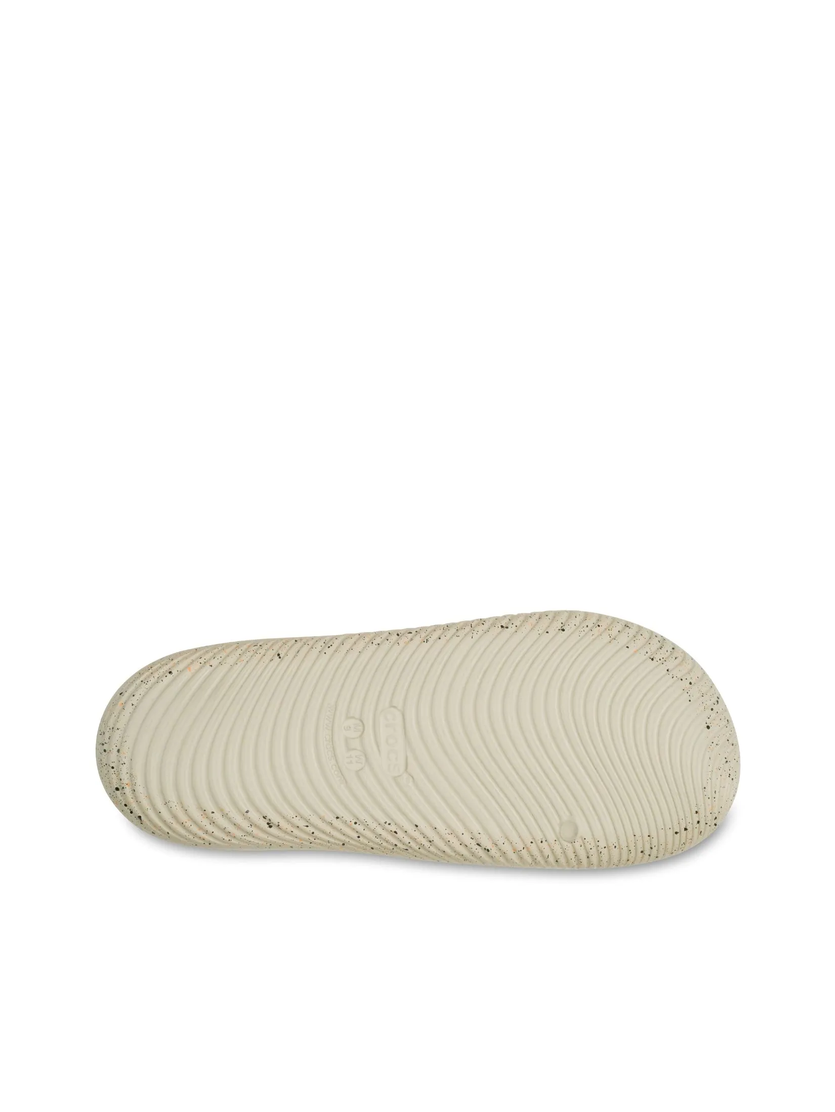 CROCS UNISEX MELLOW RECOVERY SPECKLE SLIDE - SANDSTONE