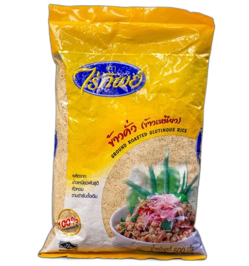 Молотый жареный клейкий рис Као Куа 500 гр