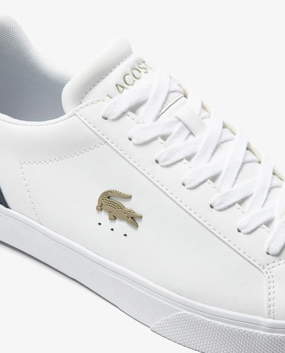 LACOSTE White Men’s Lacoste Lerond Pro Leather Trainers