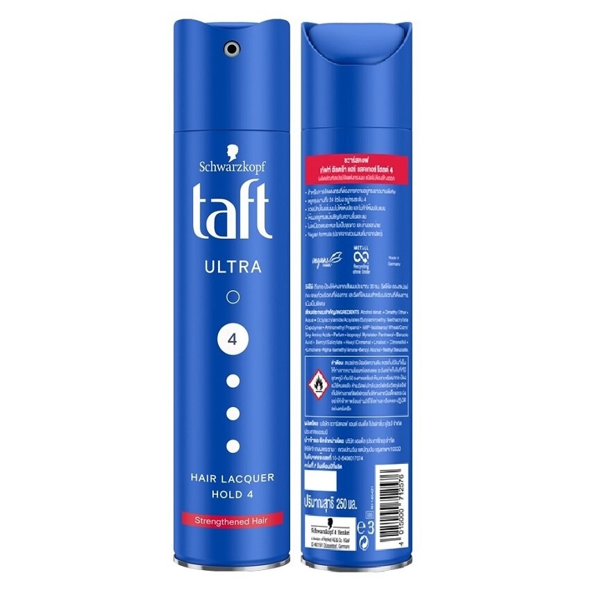 Taft Ultra Hair Lacquer Hold 4 250 Ml.