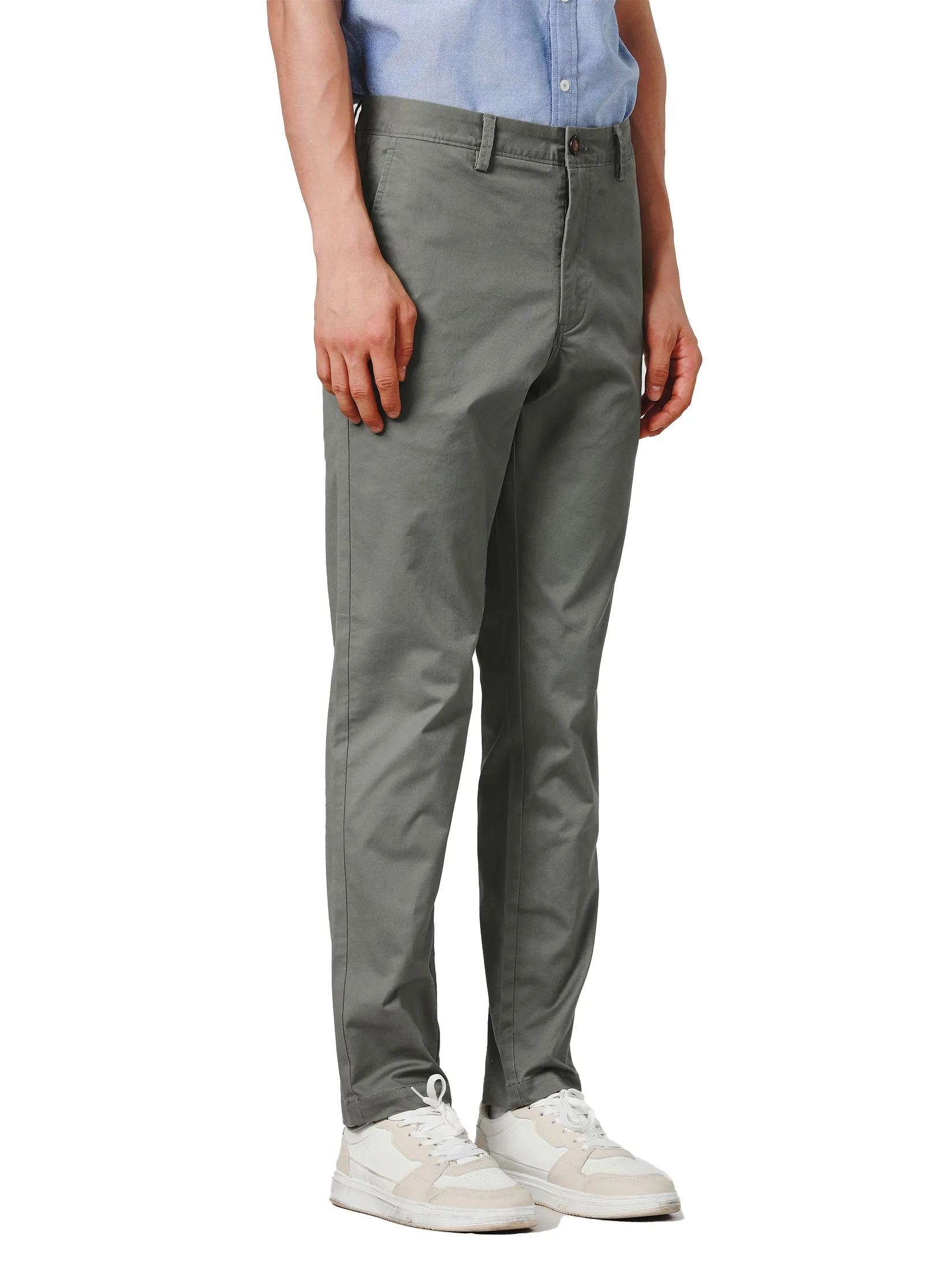 JOHN HENRY Men's Pants (Slim Fit) ESSENTIALS Grey