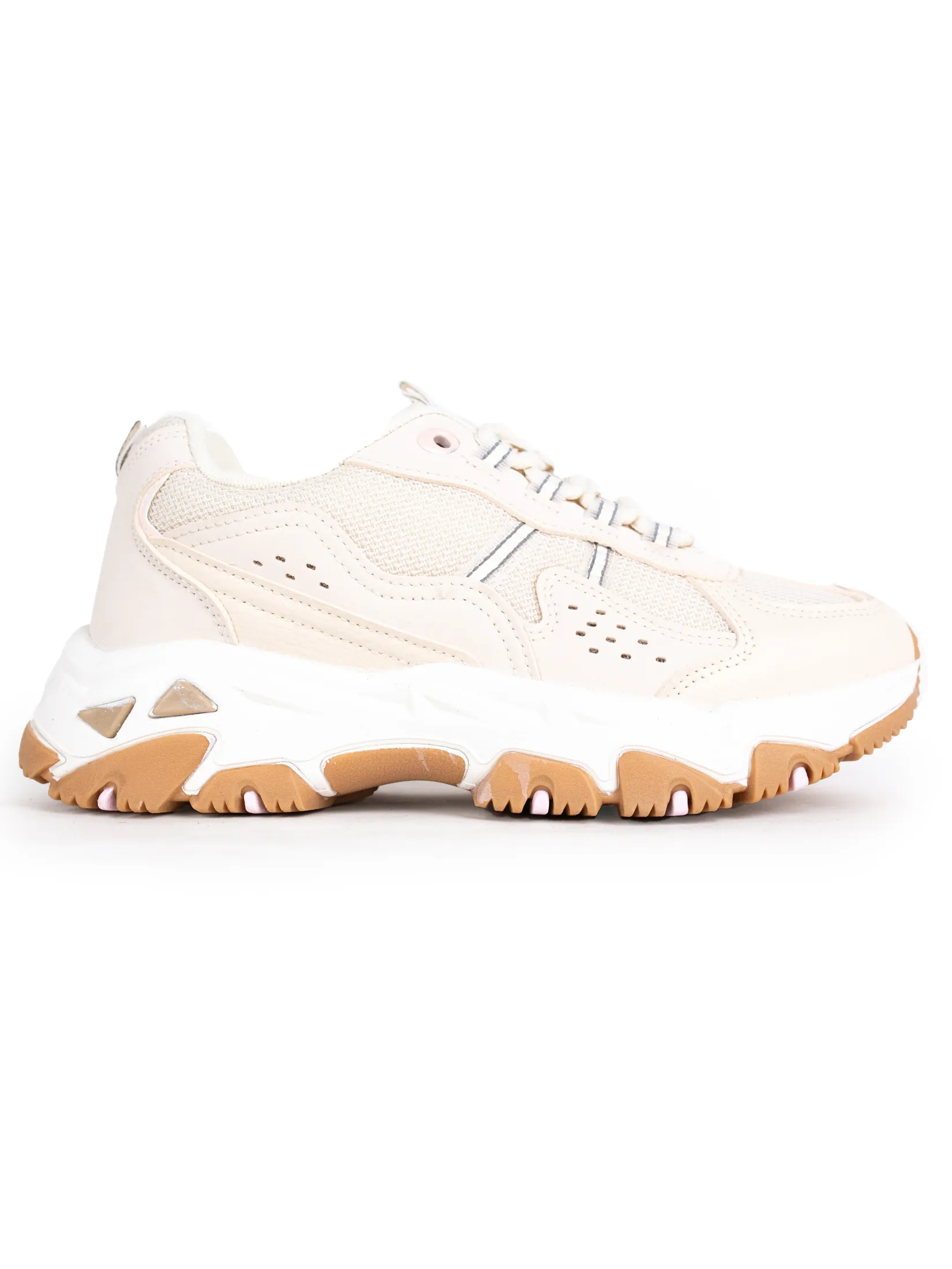 ROVING FOX Women's Sneakers FW Beige