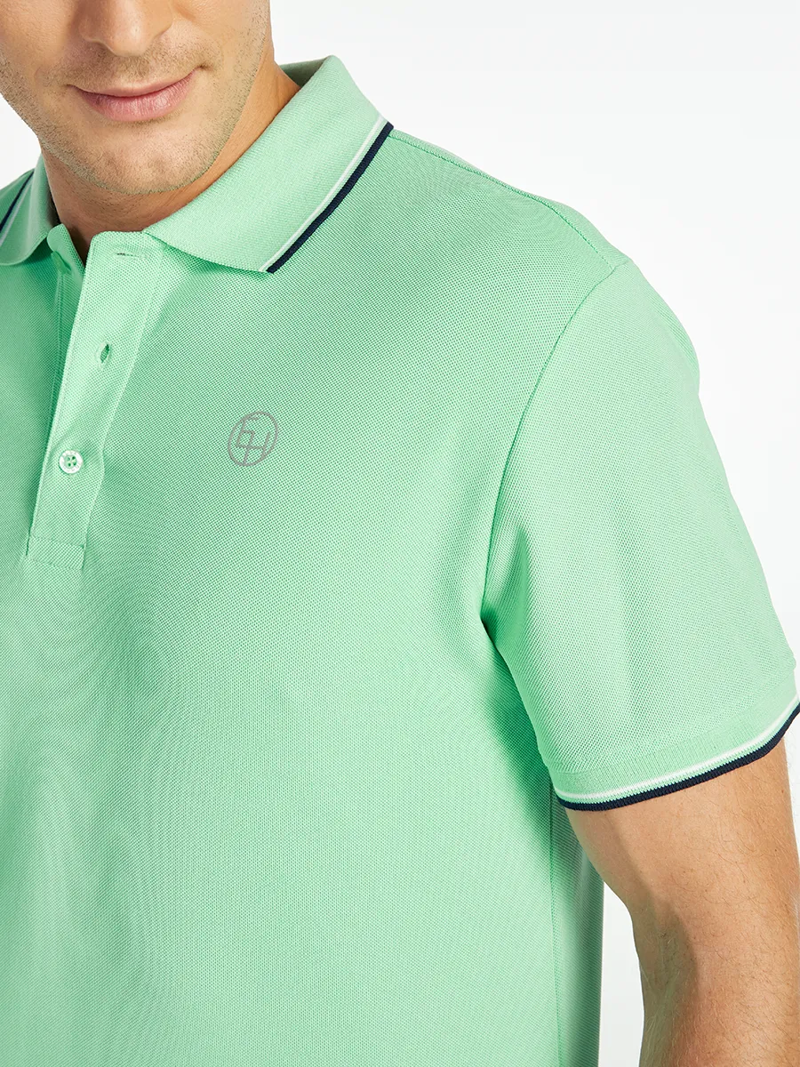 ELLE HOMME MEN POLO SHIRT W8K903GR - GREEN