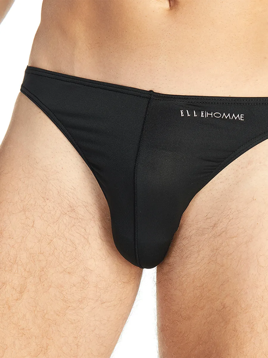 ELLE HOMME MEN BIKINI UNDERWEAR KUB8003BL ( 1 Pack / 3 Pcs. ) - BLACK