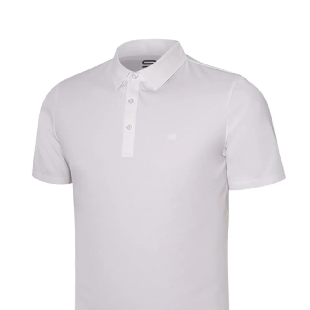 9NINE Men Golf Polo Shirt N25GOPOM01 White - 9N358AP705EGTH