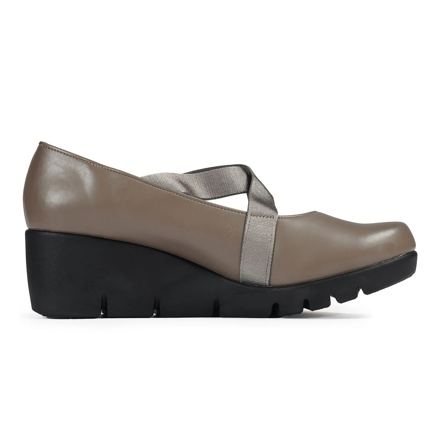 JOLI SNOB Taupe Women Comfort High Heels