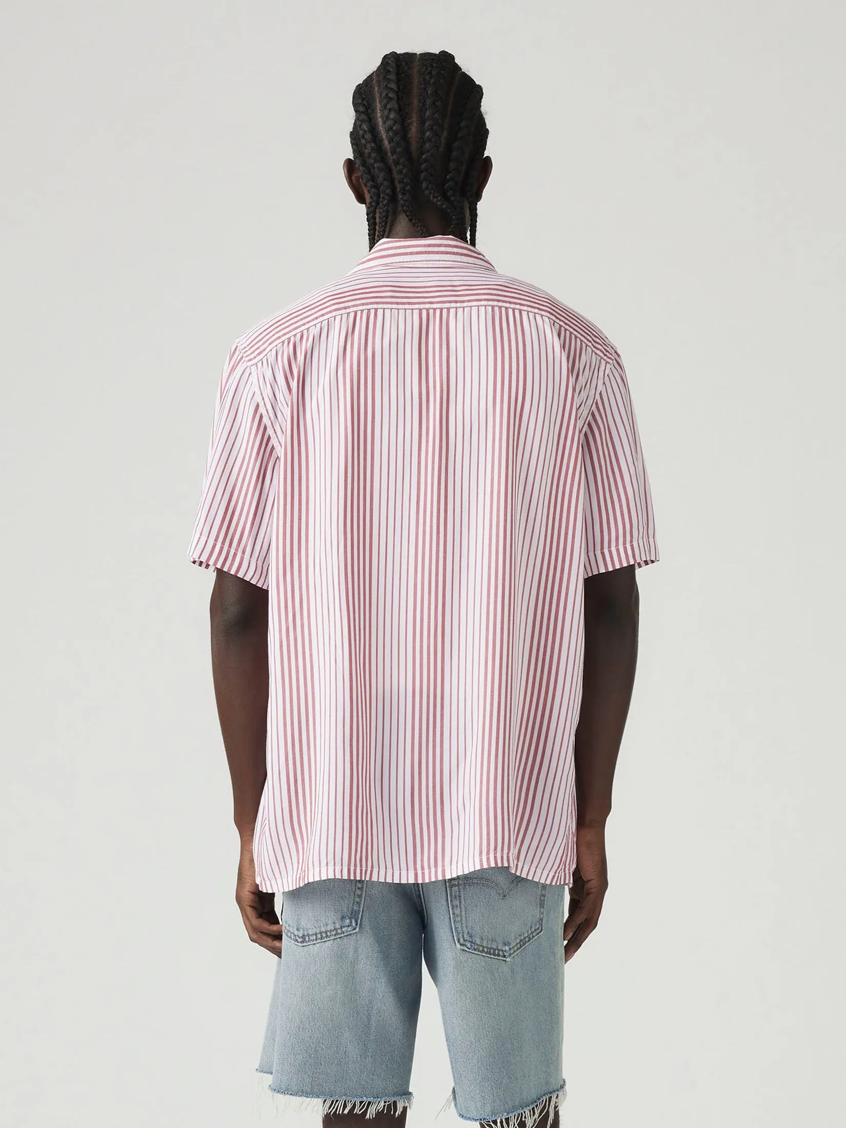 LEVI'S Men's Classic Camp Shirt Red