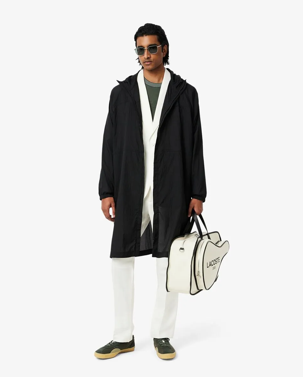 LACOSTE Embroidered Cotton Jersey T-Shirt Grey