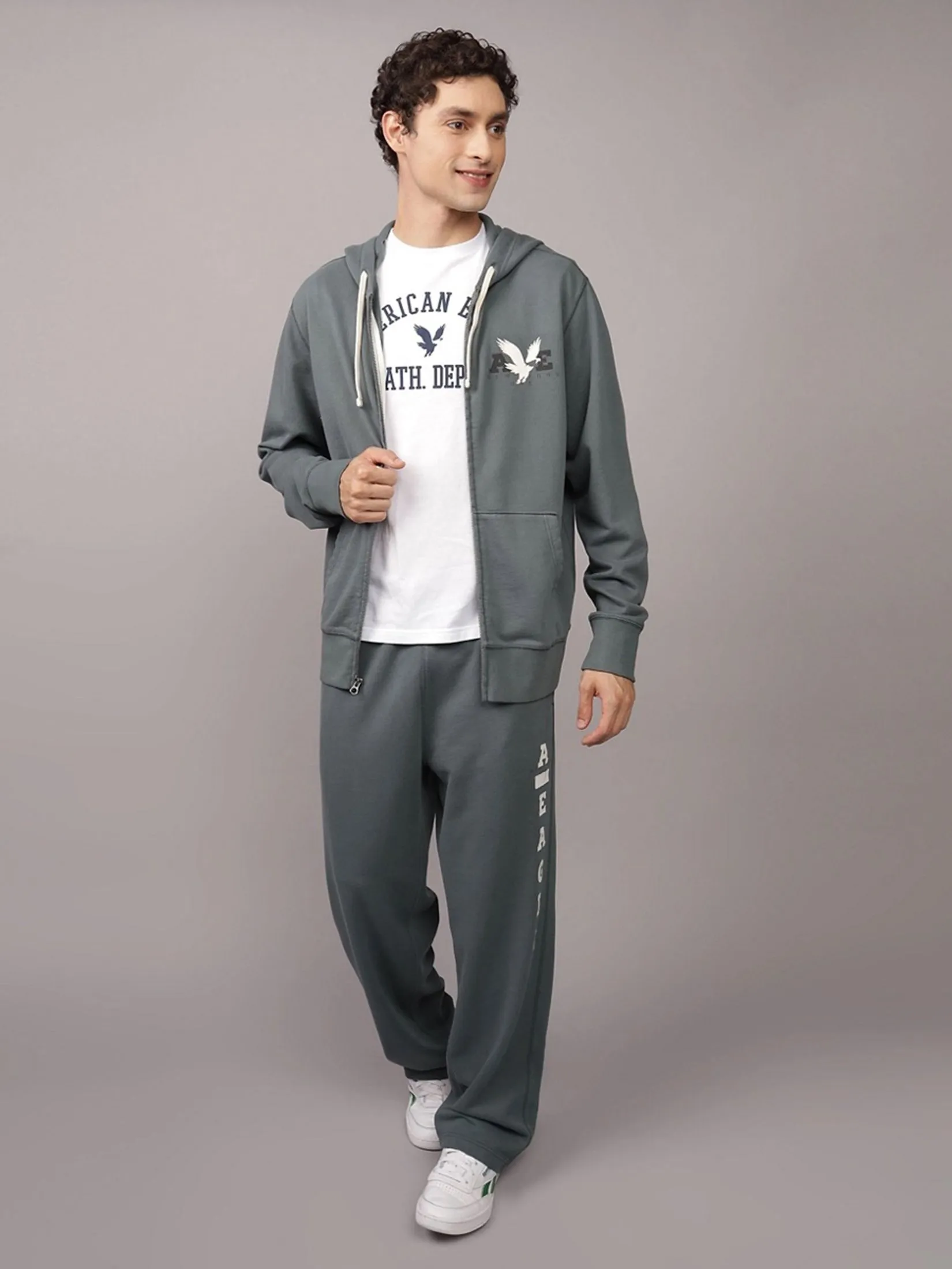 AMERICAN EAGLE MEN 2334 INTL HERITAGE FULL ZIP 315 CAMPER GREEN