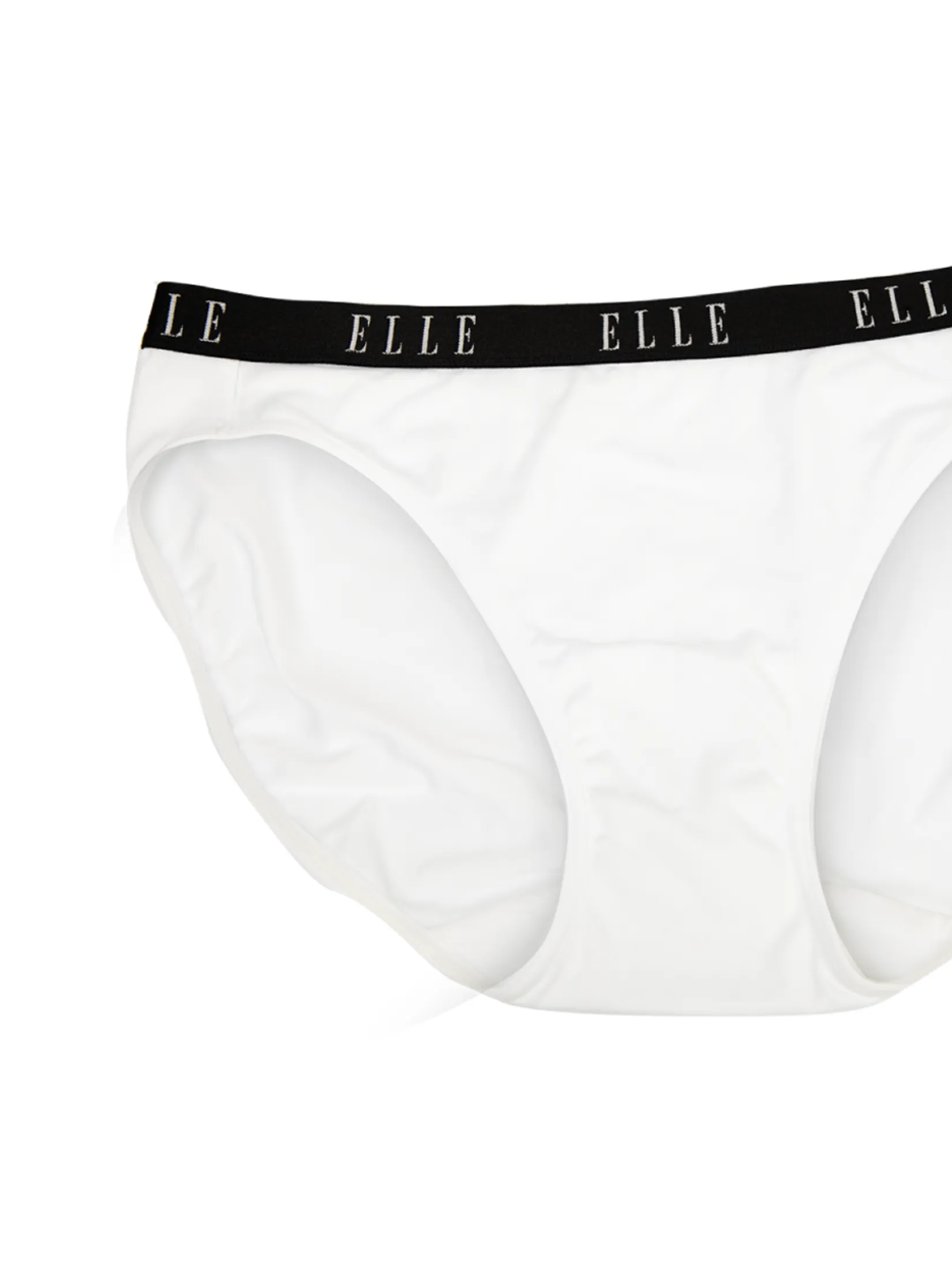 ELLE LINGERIE Women Panties BIKINI LOWRISE LU2813 - White