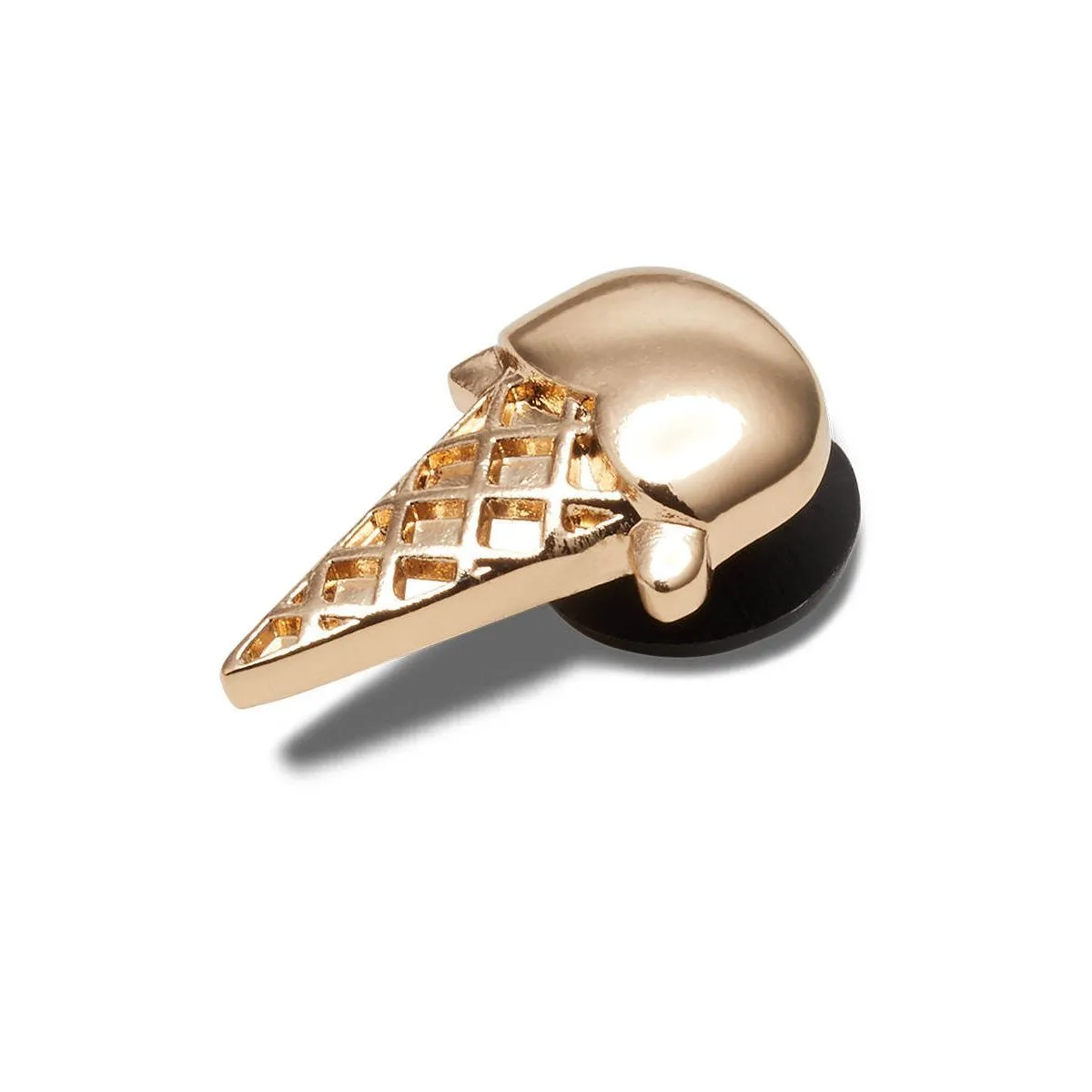 CROCS Jibbitz Shoes Charm Gold Ice Cream Cone Multi Color - CR024AC737DITH