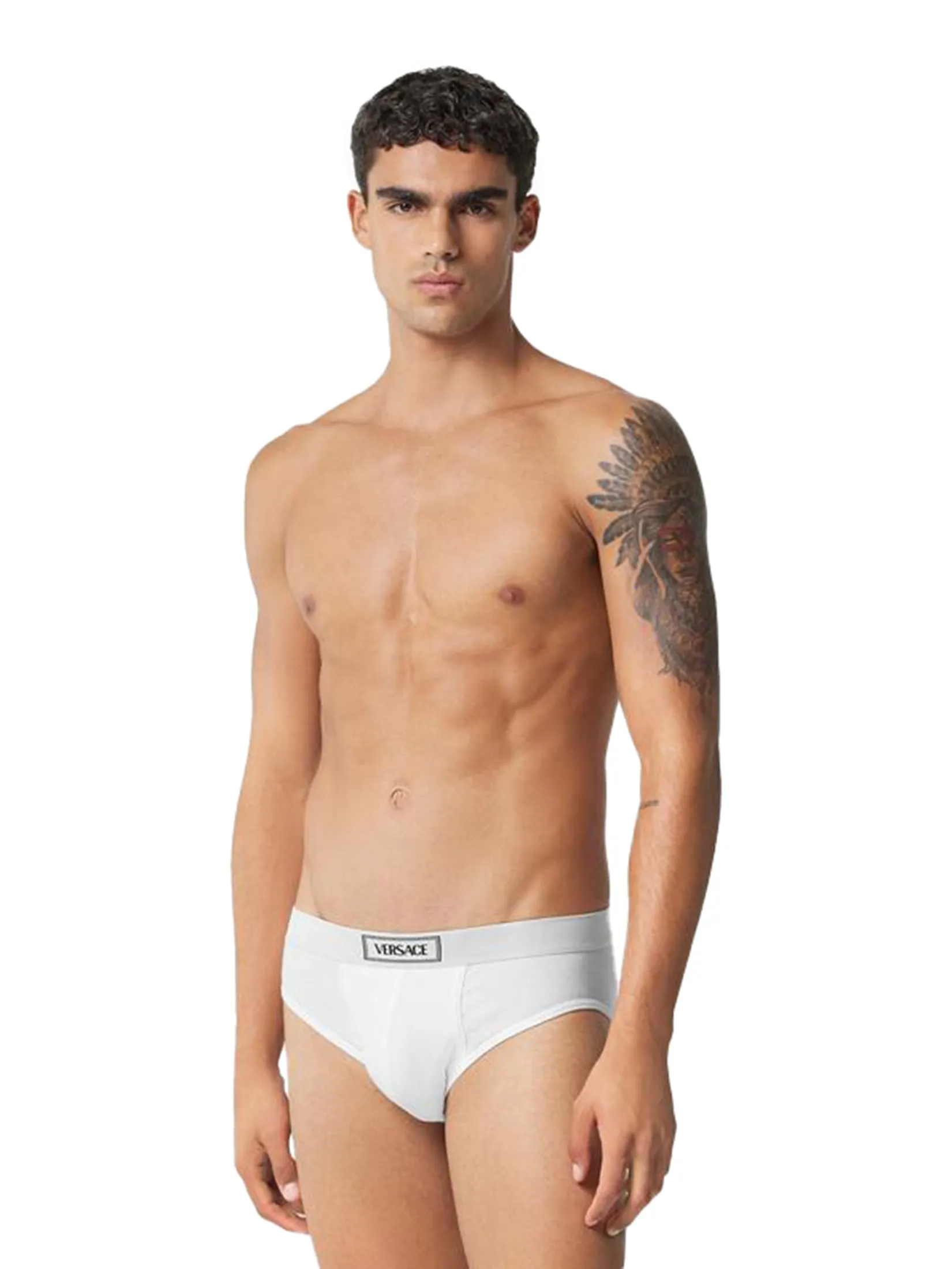 VERSACE UNDERWEAR Men Briefs 90s Vintage Logo