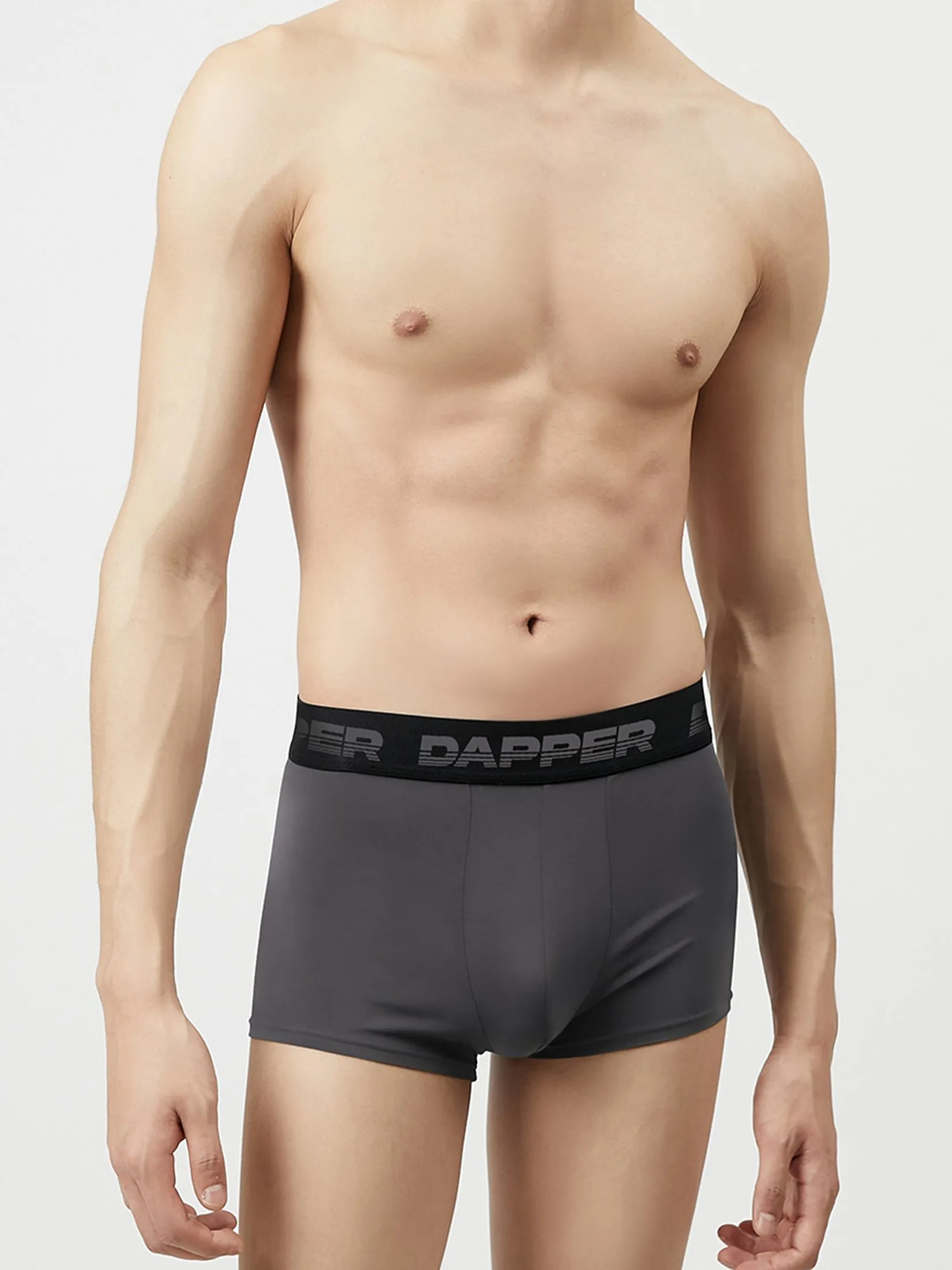 DAPPER DAPPER Ultraflex Trunks Grey (Pack 2 Pcs.)