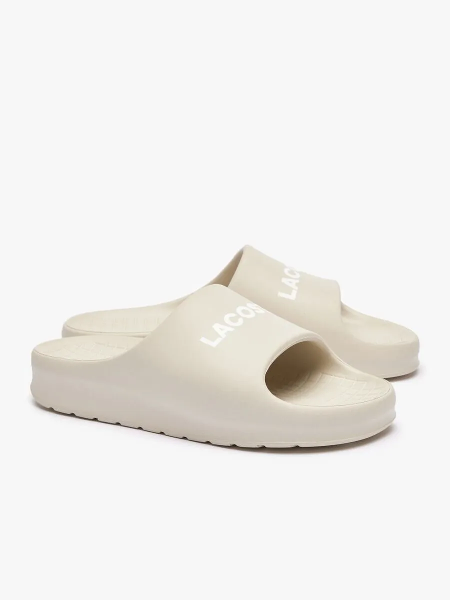 LACOSTE White Men’s Branded Serve Slide 2.0