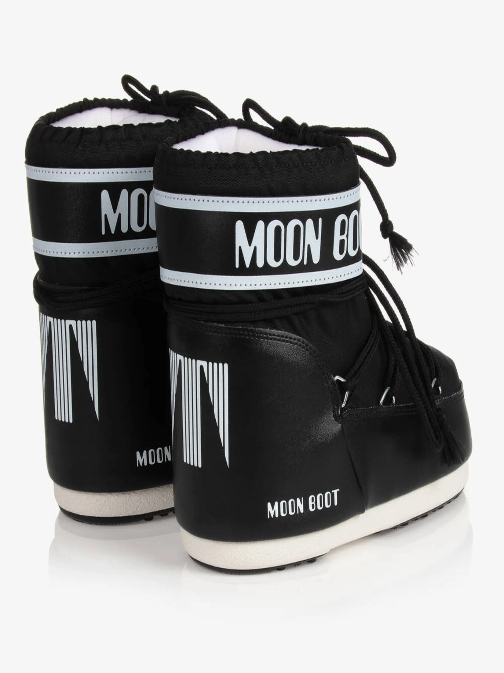 MOON BOOT Unisex Boots Icon Low Nylon Black