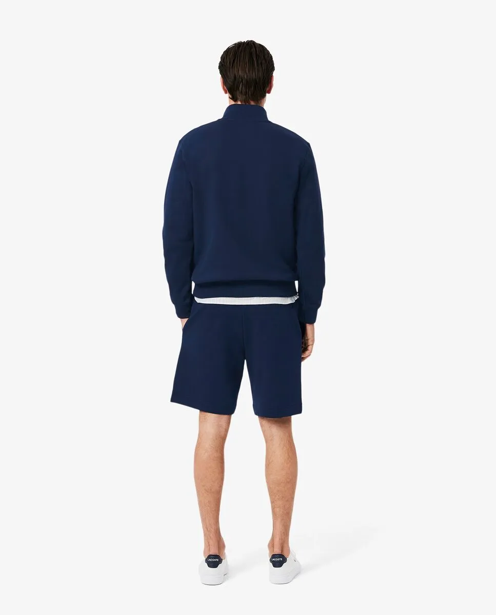 LACOSTE Regular Fit Fleece Shorts Blue