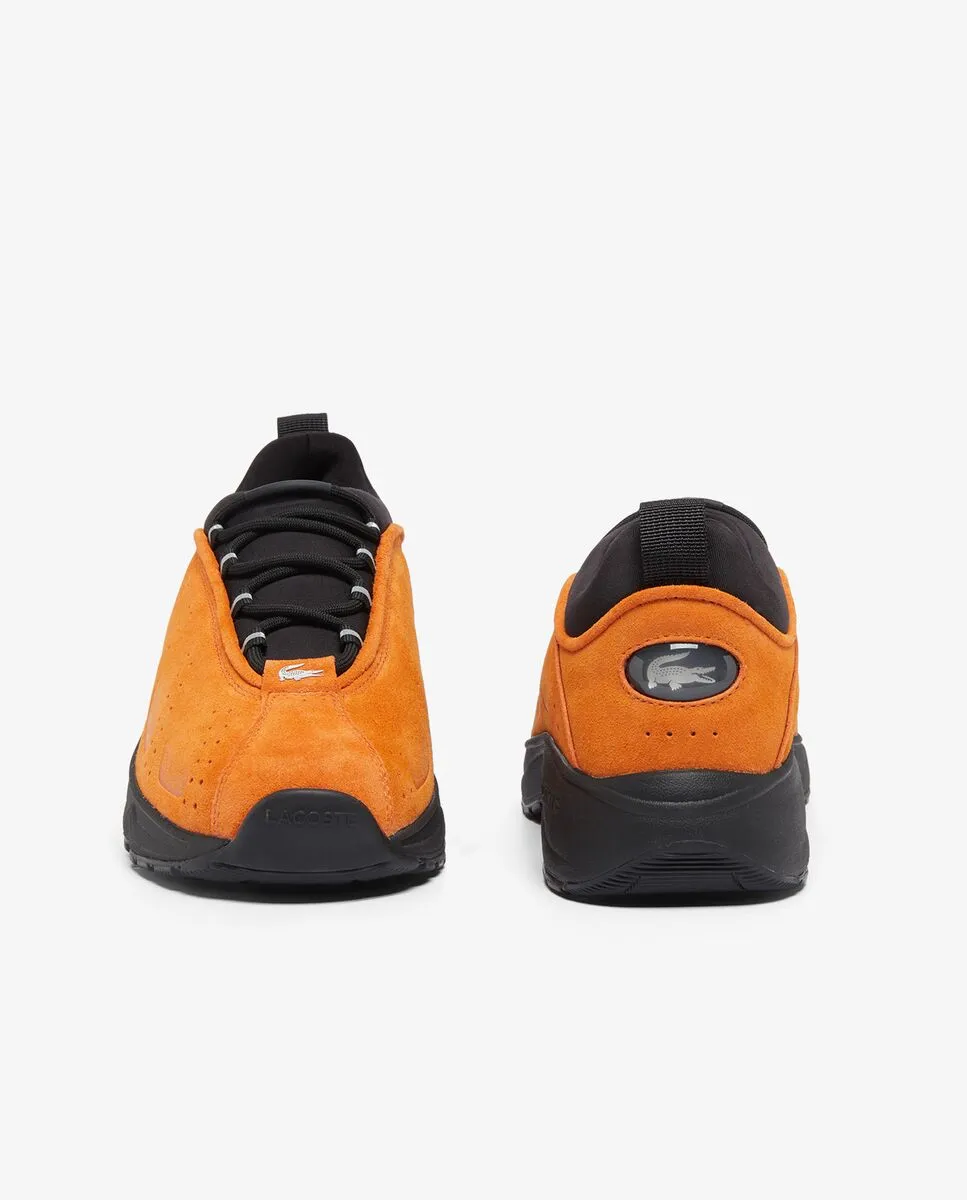 LACOSTE Men’s Audyssor Slip-On Suede Sneakers Orange
