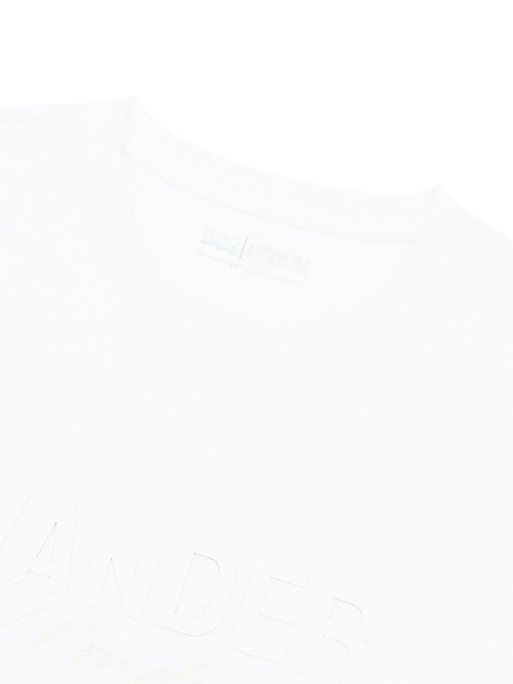 GIORDANO Men's Relax Sorona Jersey Printed Tee (Wander Wonder) Snow White