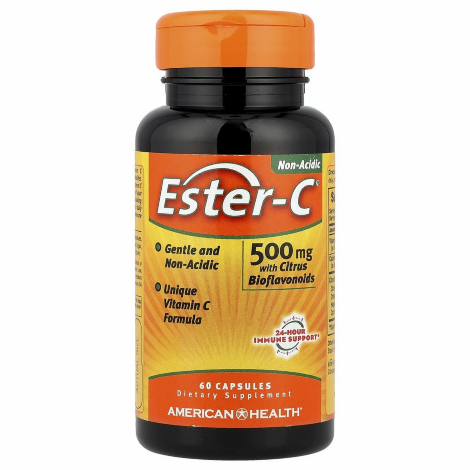 American Health, Ester-C, 500 мг, 60 капсул