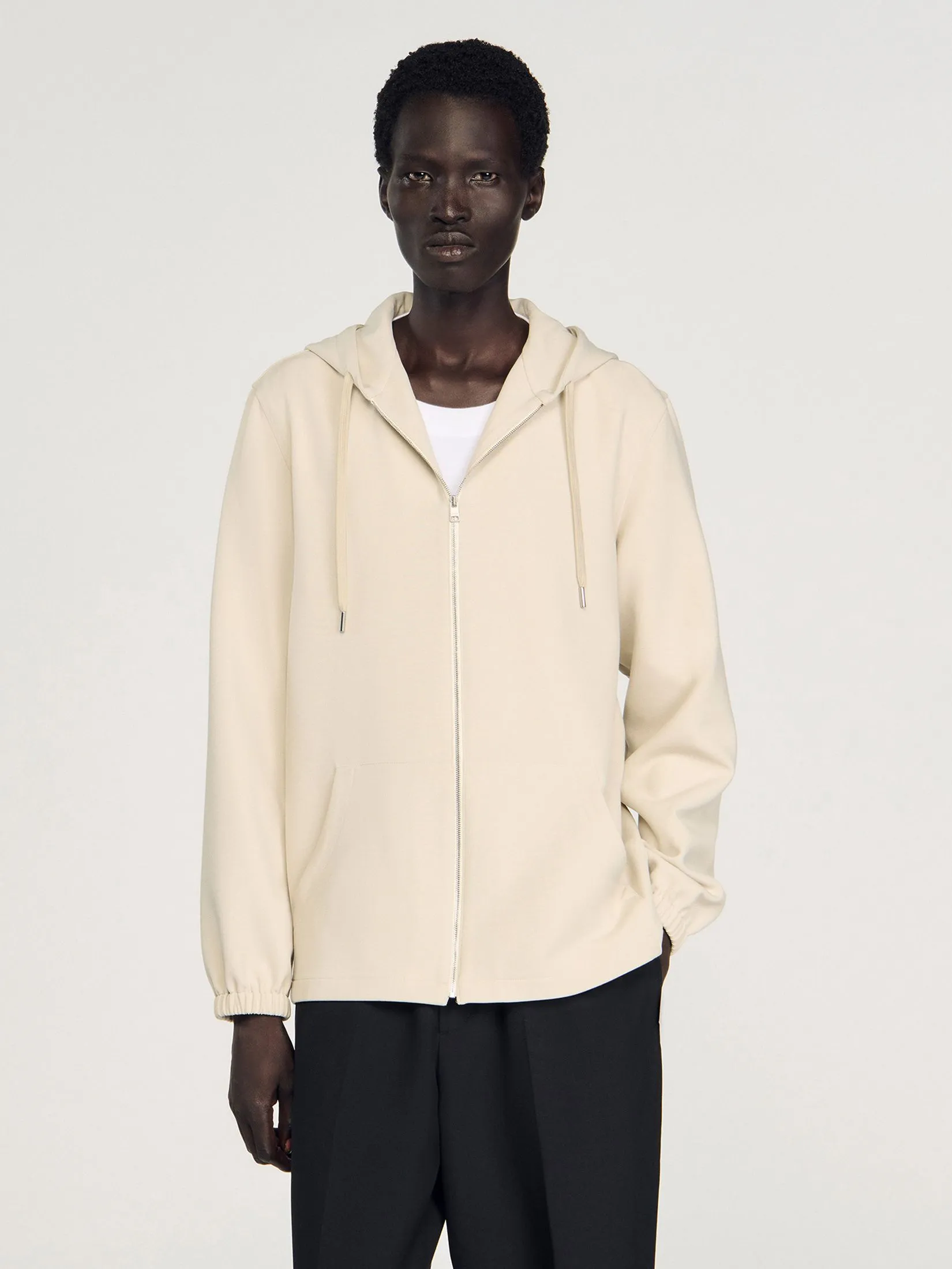 SANDRO Hooded Shirt