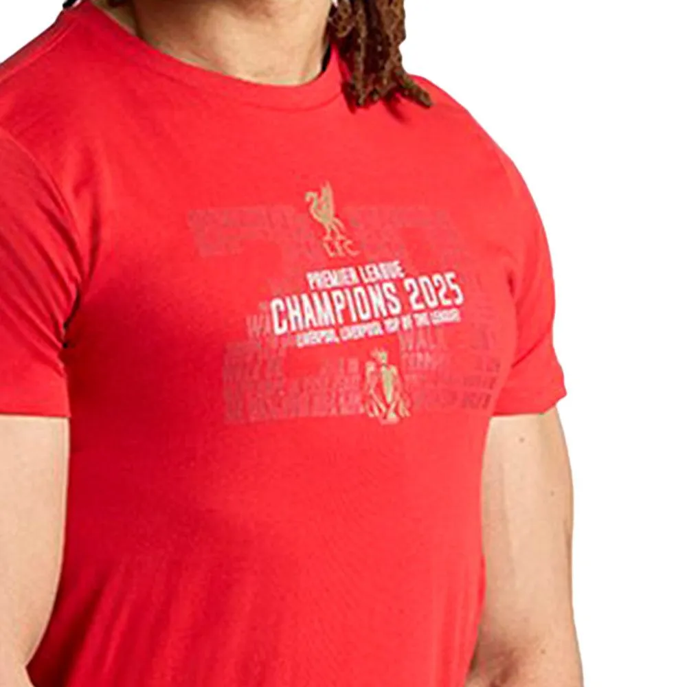 LIVERPOOL FOOTBALL CLUB Men Football T-Shirt EPL Champions 2024/25 Red - LF068AP452EKTH