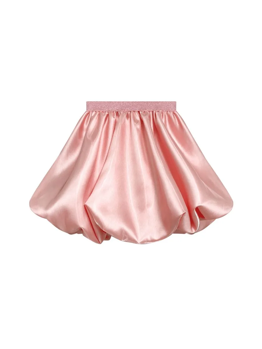 ICONIC WOMAN PINK BALLOON MINI SKIRT