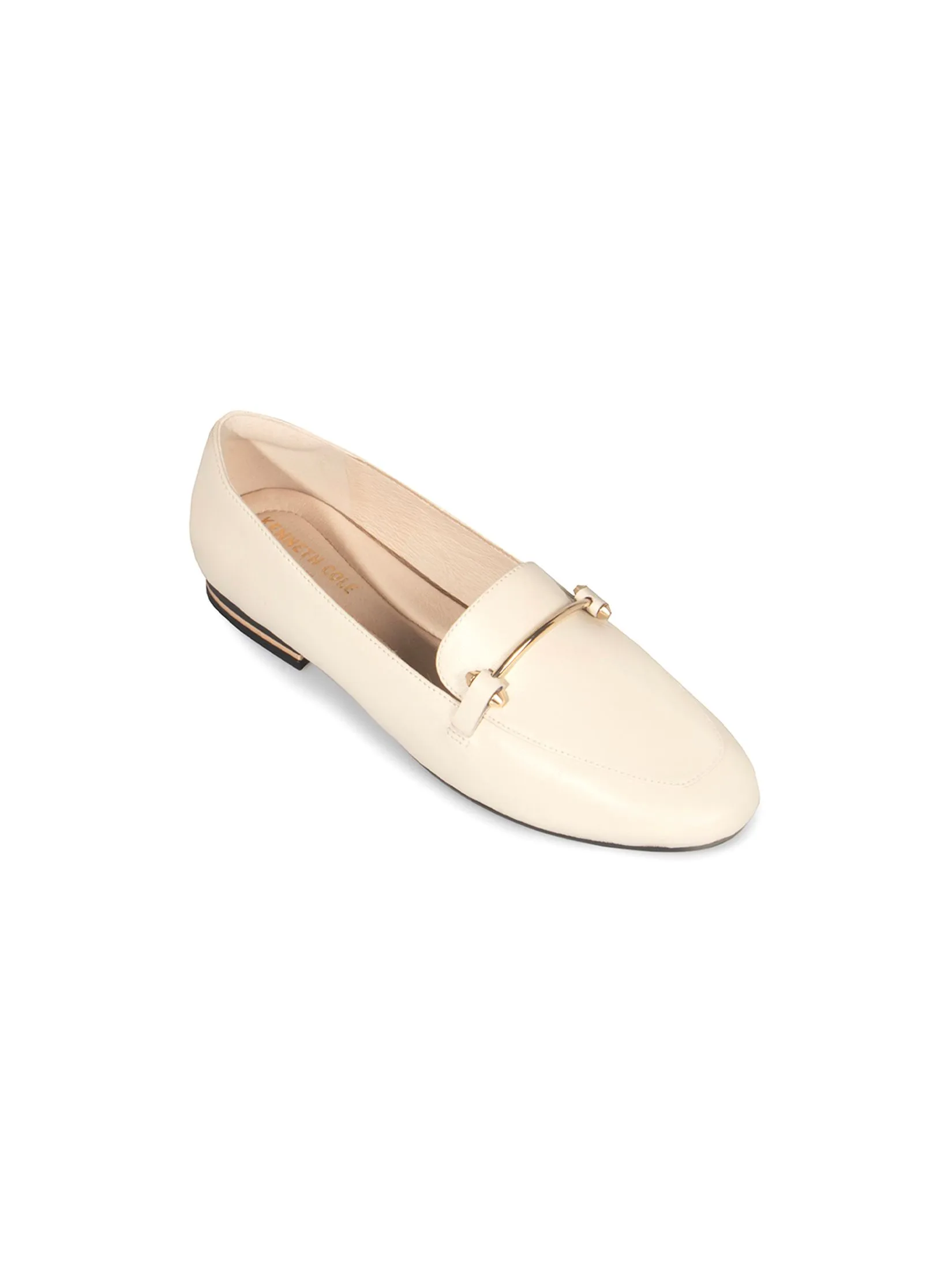 KENNETH COLE WOMEN FLATS ABIGAIL LOAFER / WHITE