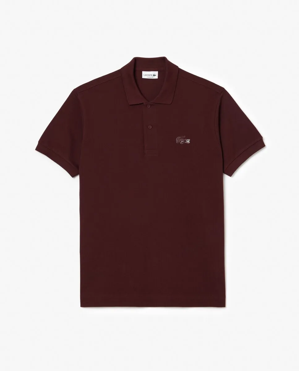LACOSTE Classic Fit L.12.12 Badge Polo Shirt Red