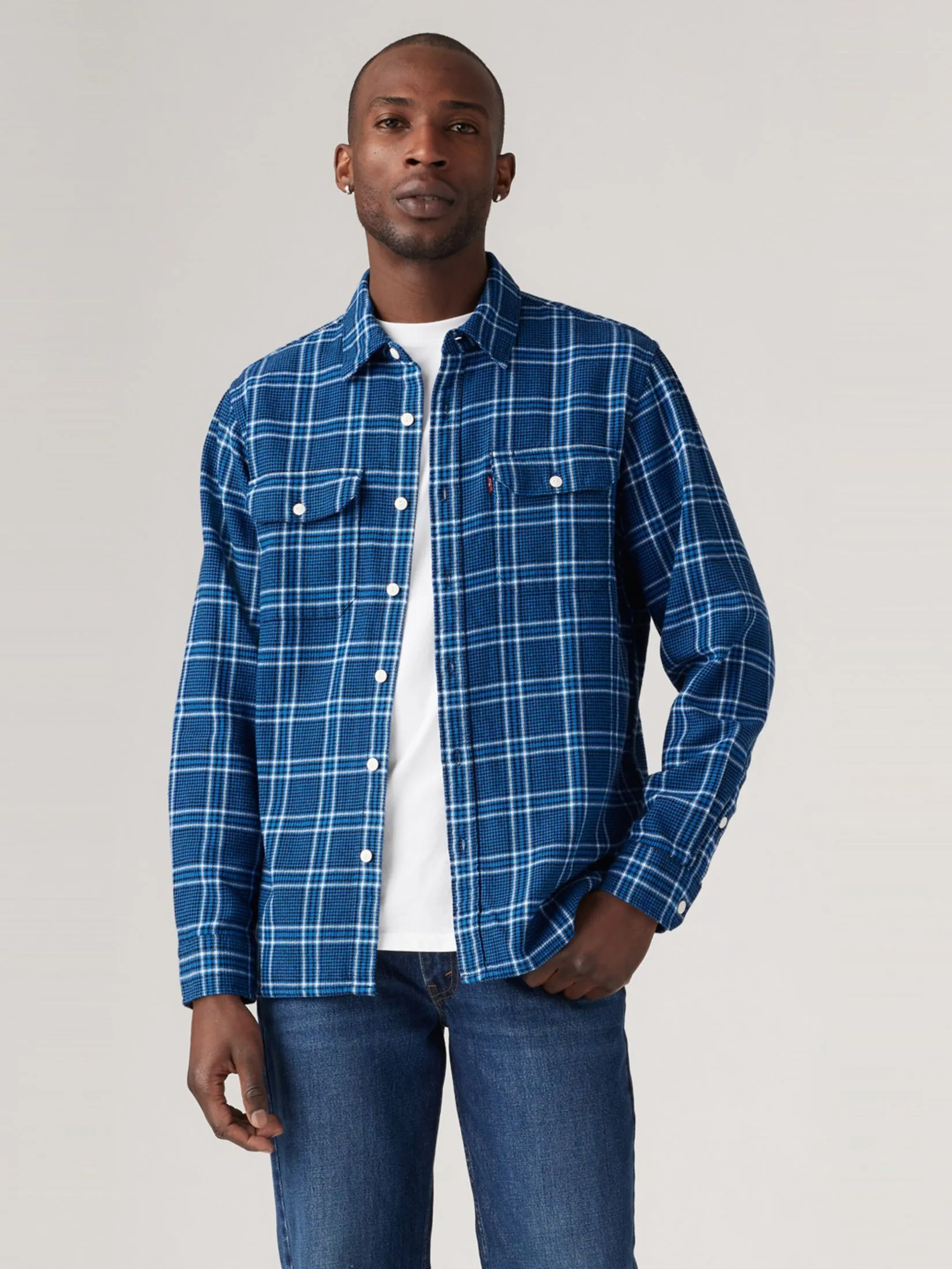 LEVI'S Men’s Jackson Worker Overshirt  Blue