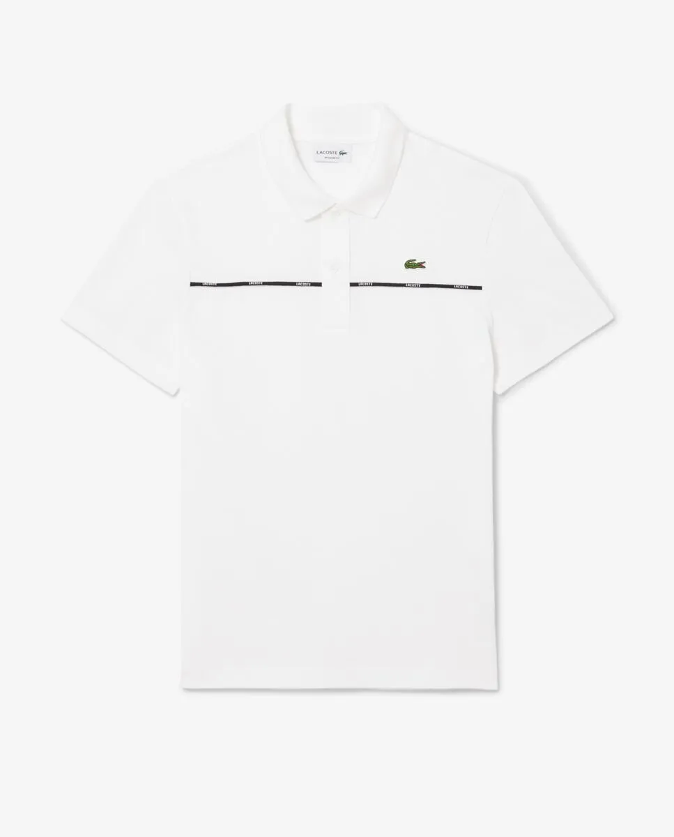 LACOSTE Regular Fit L.12.12 Petit Piqu  Polo Shirt White Size - 4