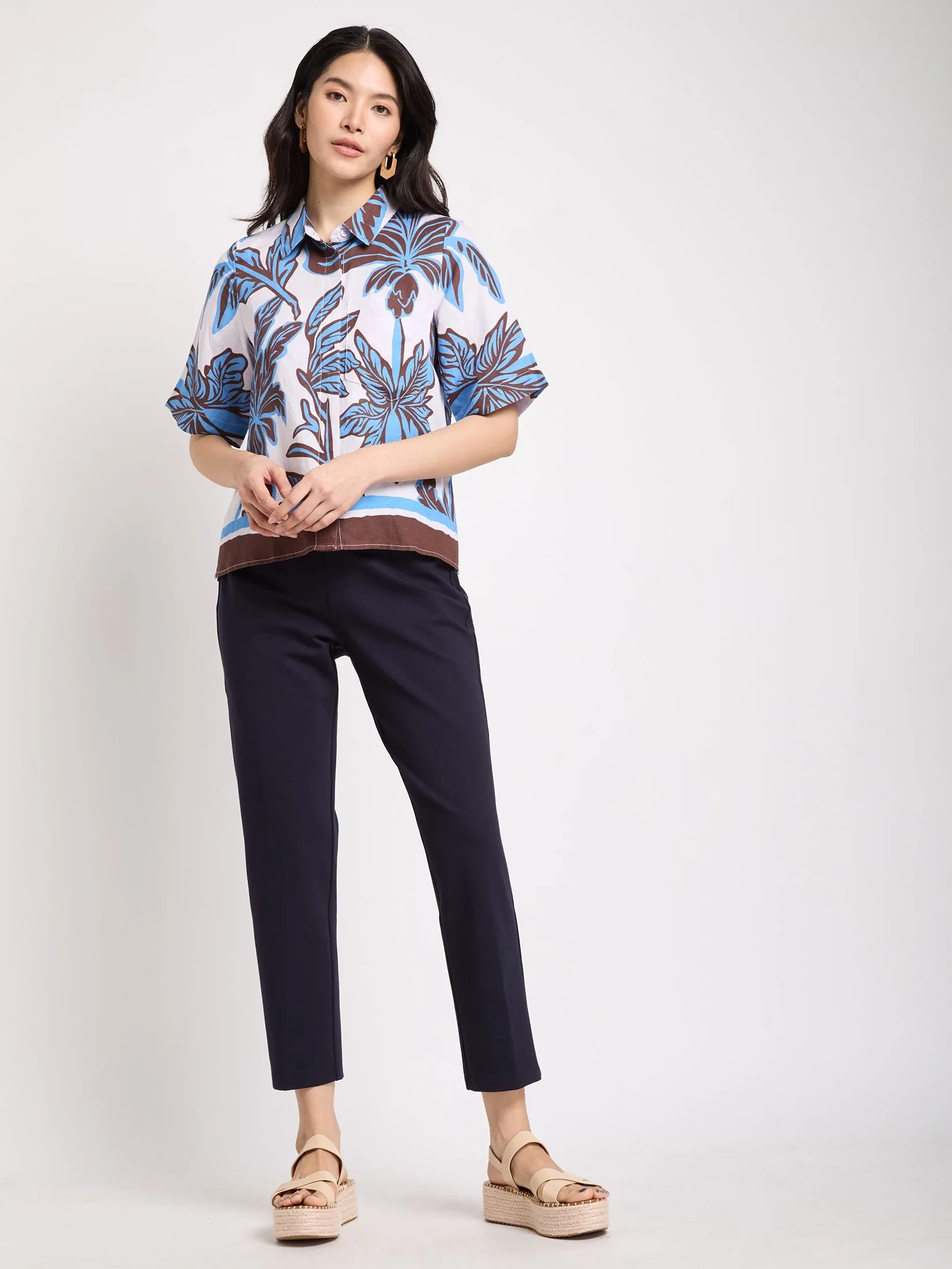 ESTIMATE Women Blouse Short Sleeves Print