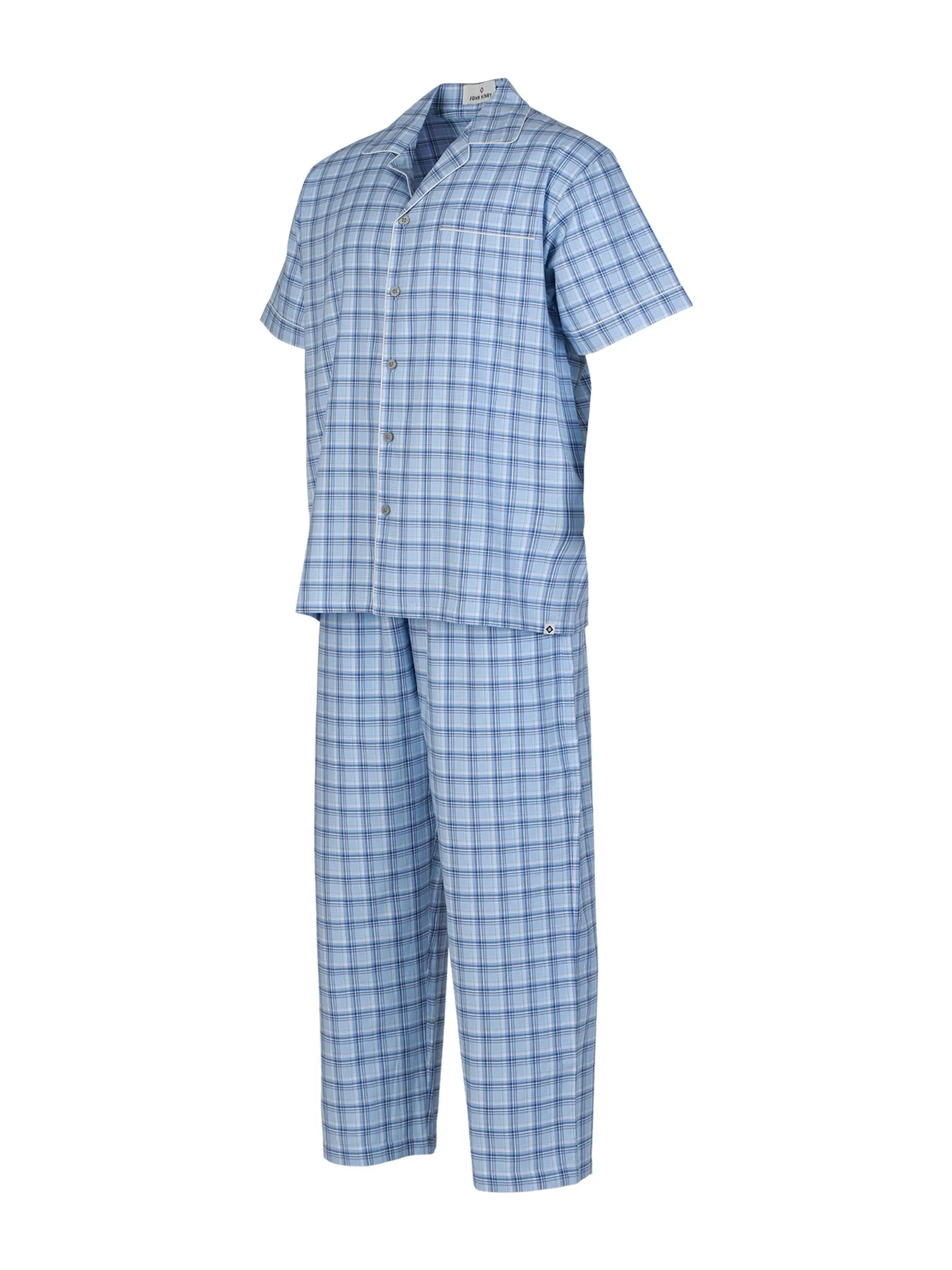JOHN HENRY INNERWEAR Pajama Set Men's Sleepwear - Blue