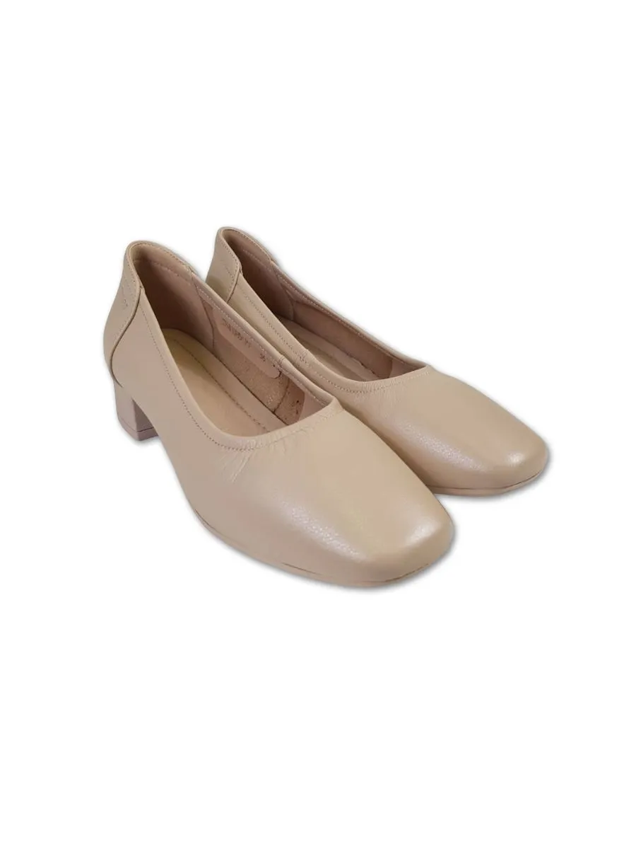 THAMES Women Shoes Casual Mid Heels Pink