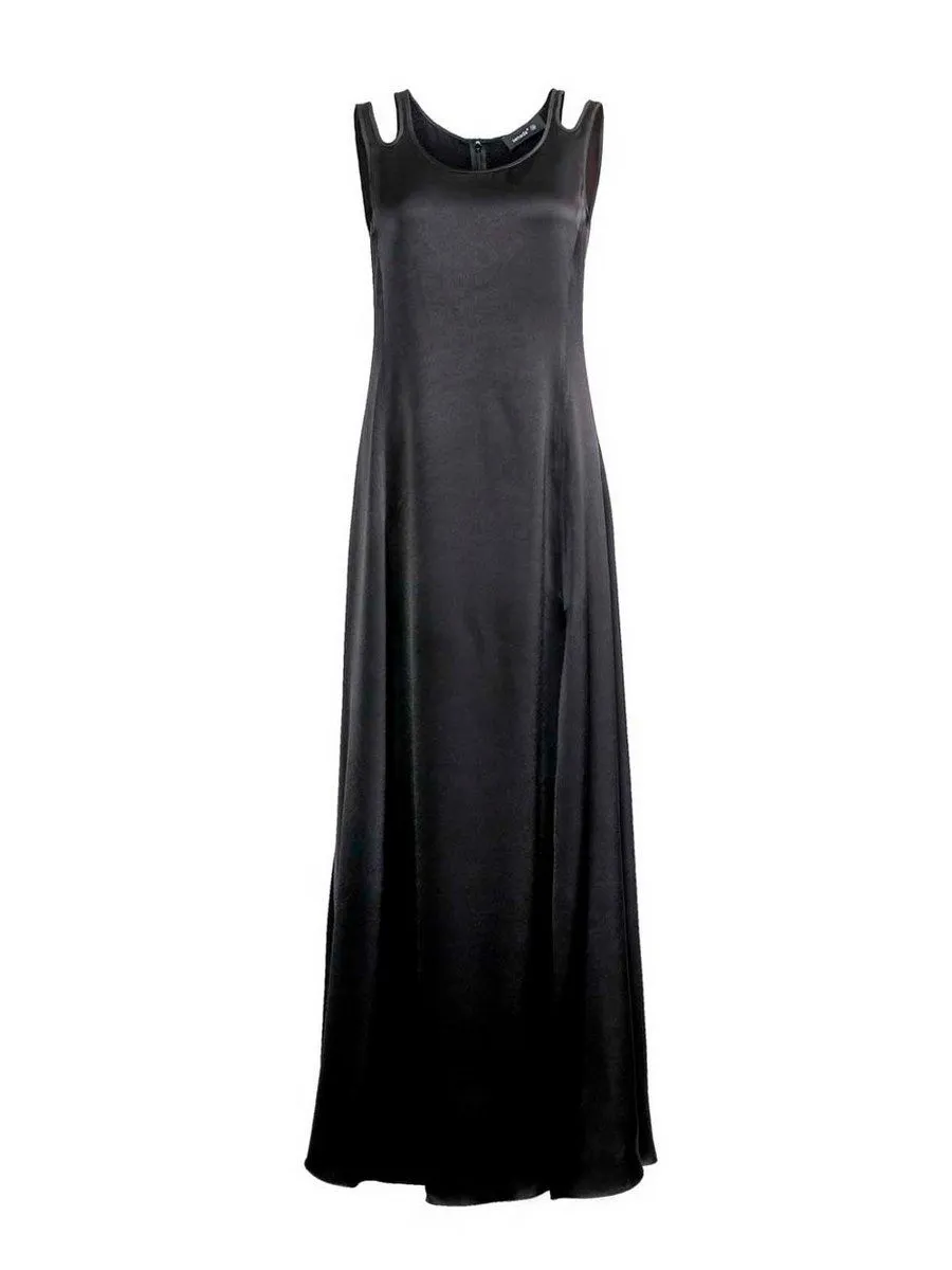 SENADA WOMEN CUTOUT BLACK SLEEVELESS MAXI DRESS Size - 36 EU