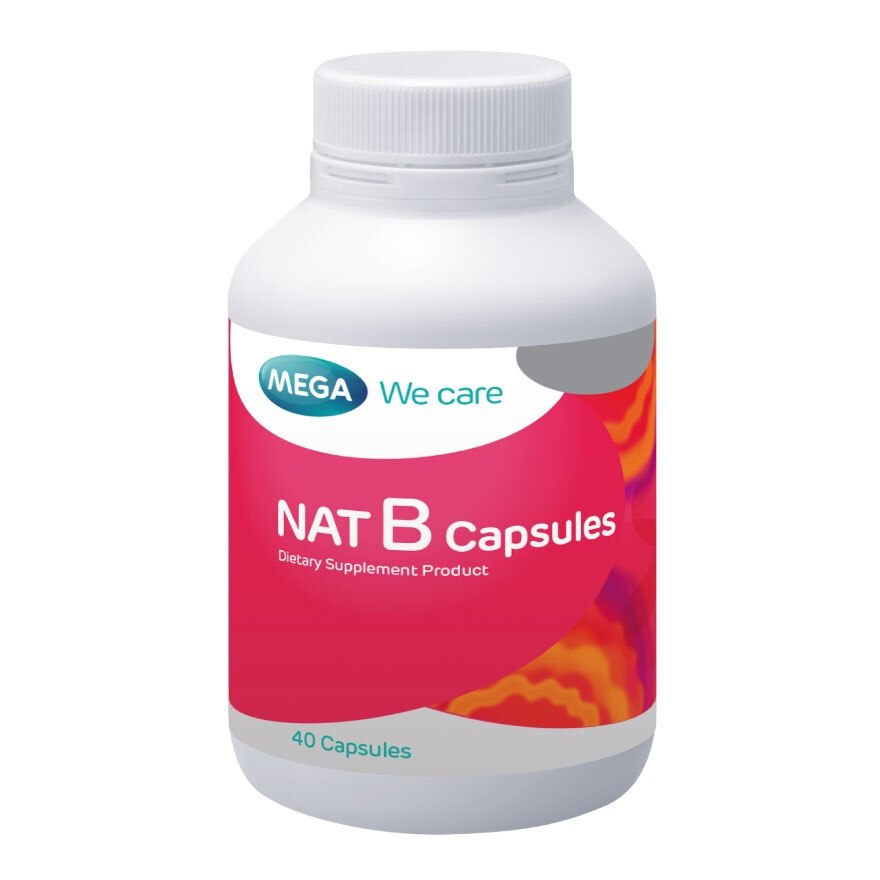Mega NAT B (Dietary Supplement) 40 Capsules