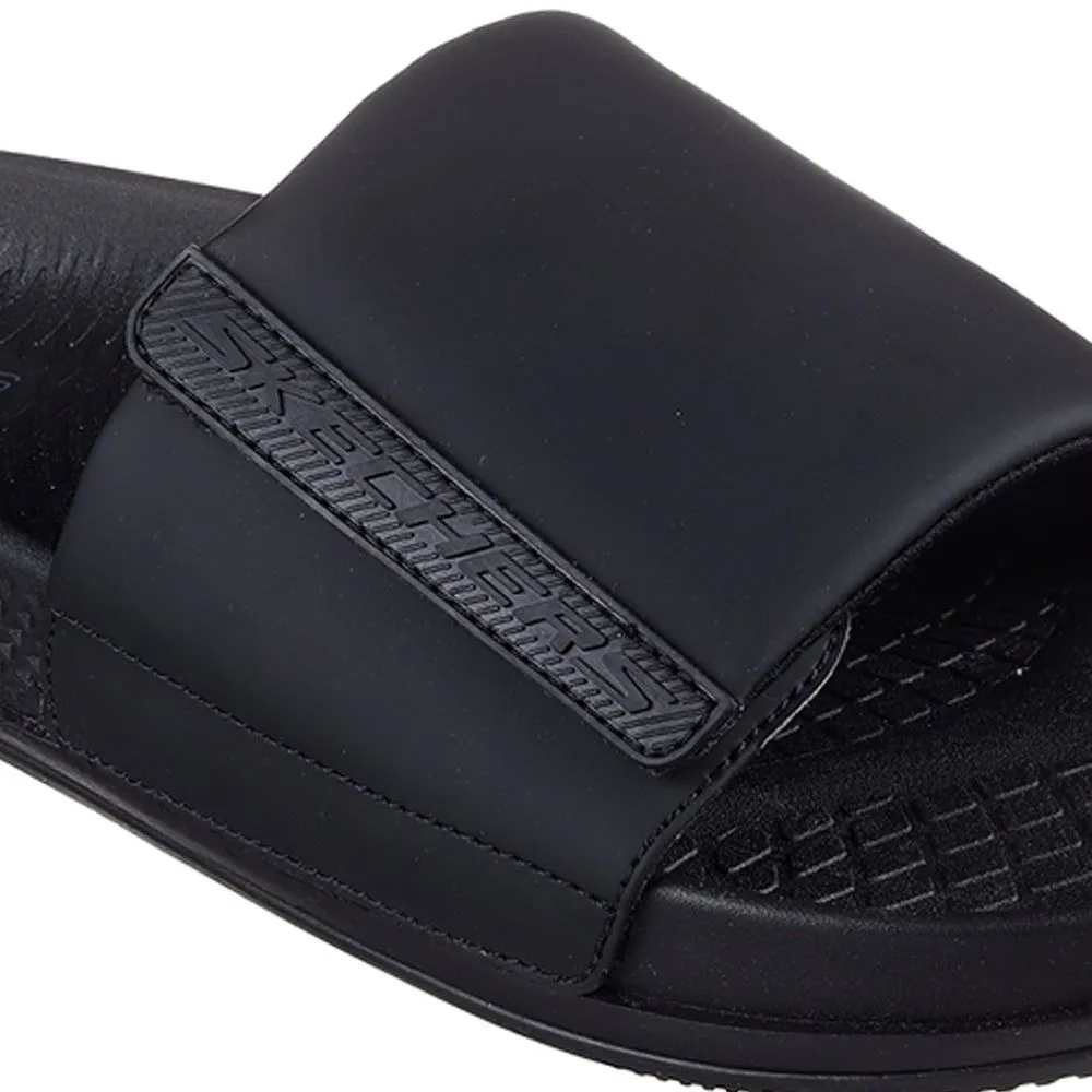 SKECHERS Men Sandals Arch Fit® Hyper Slide - Reliance Black - SK108SH712ELTH